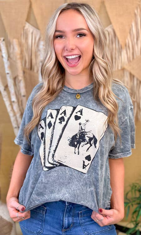 Four of a Kind Graphic Tee - BFF Here