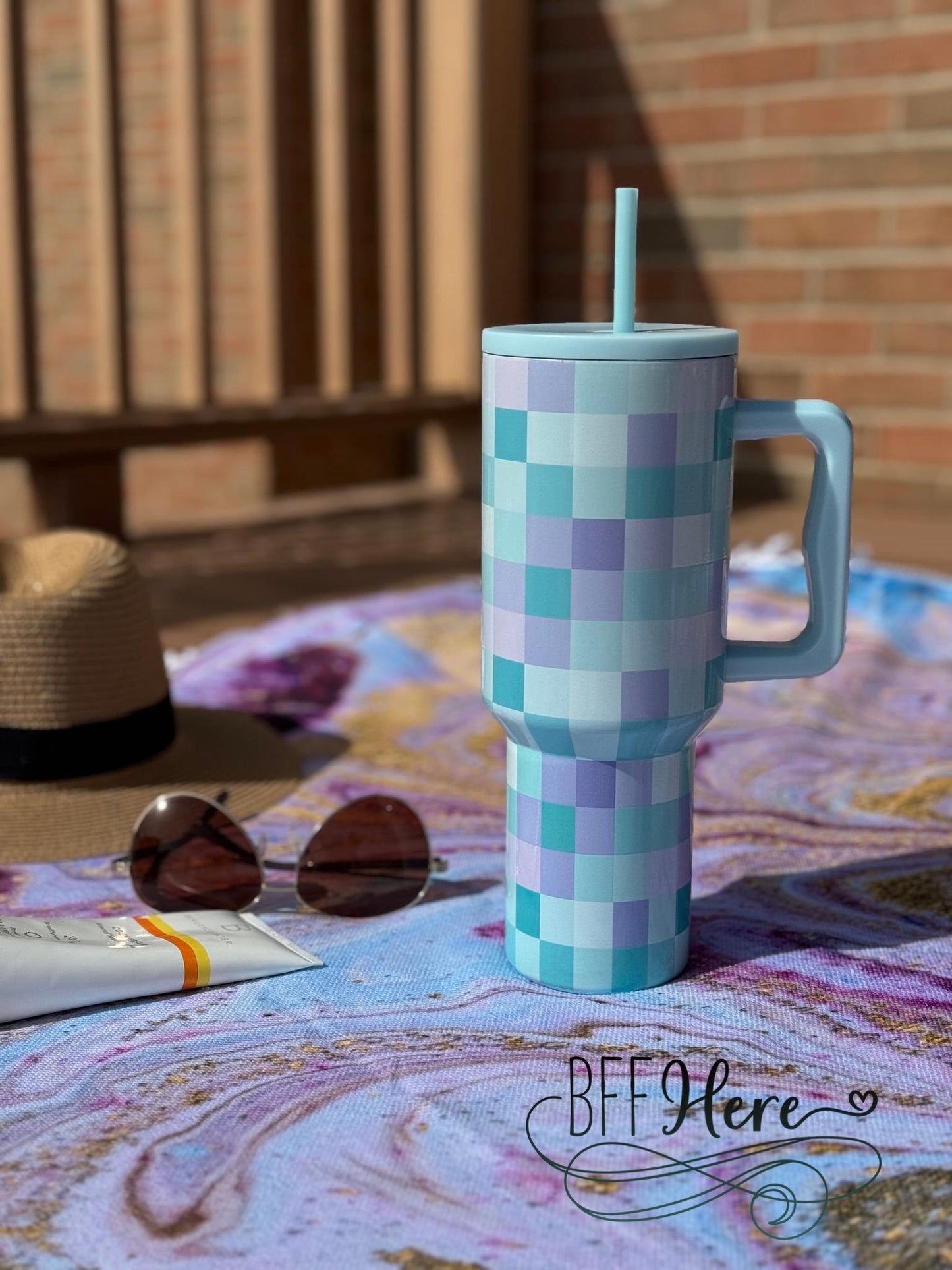 Pixel Perfect Tumbler - BFF Here