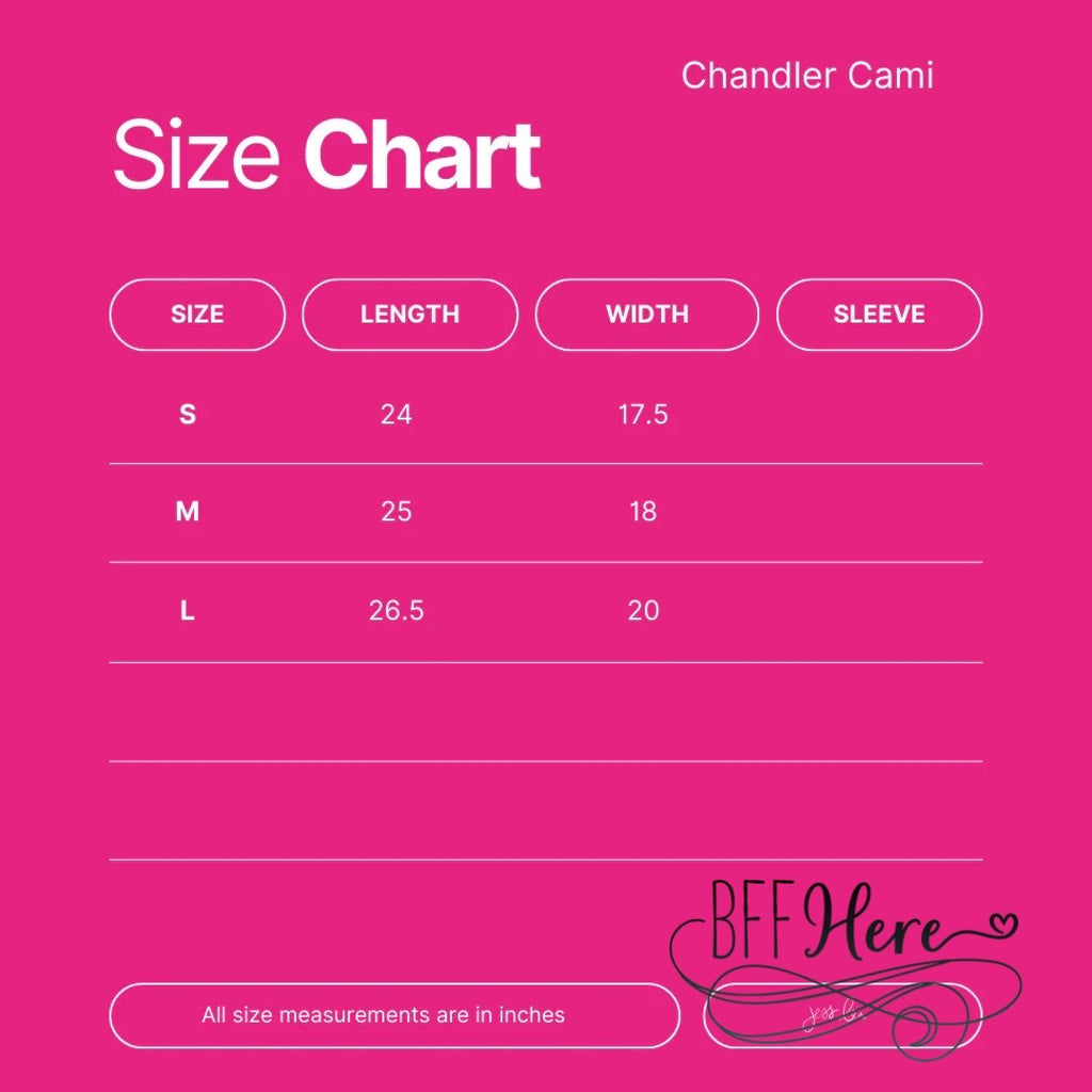 Chandler Cami / Black by Jess Lea - BFF Here