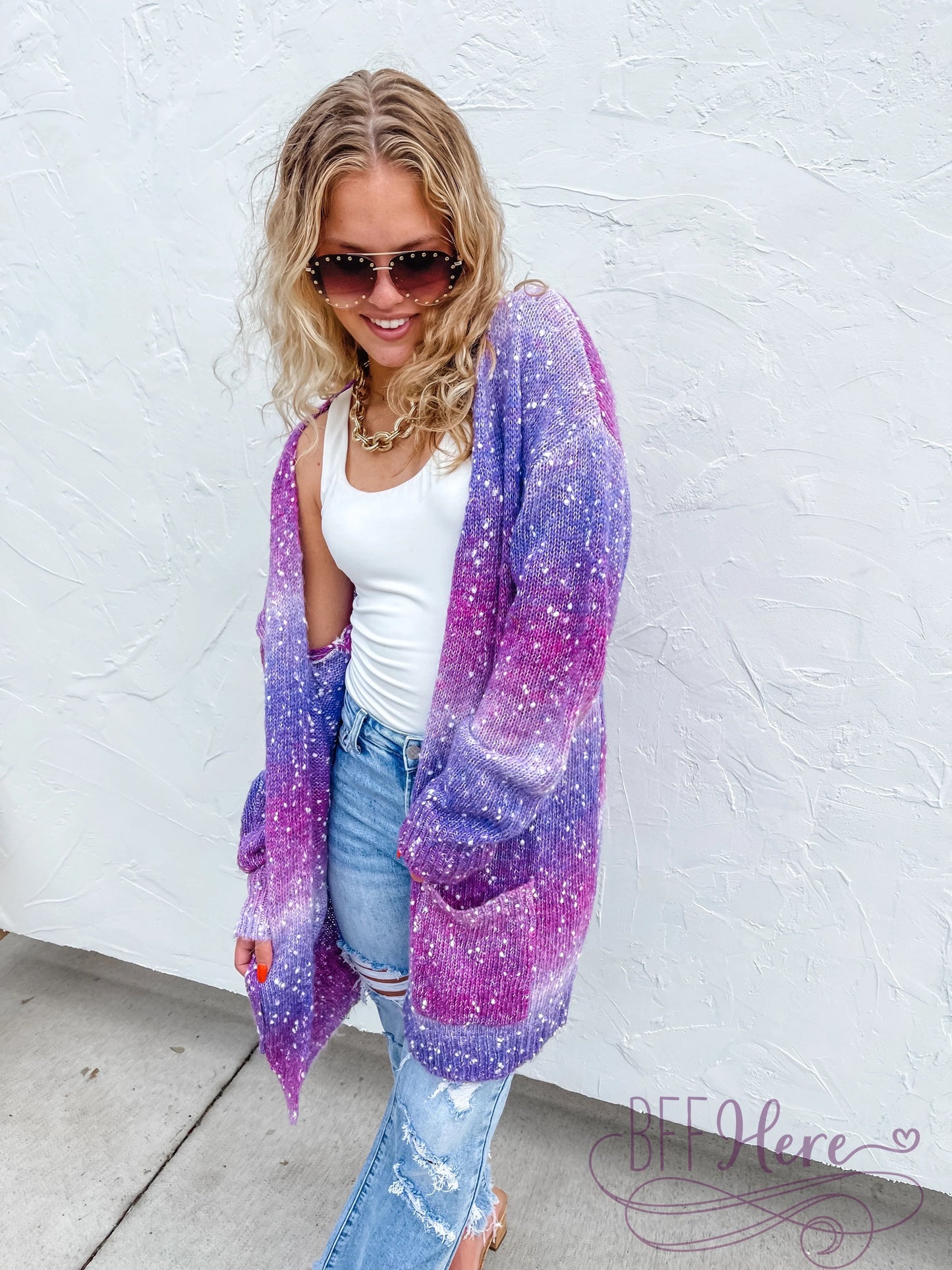 PREORDER: Starstruck Ombré Cardigan / Choice of Color (Ships Middle of December) - BFF Here