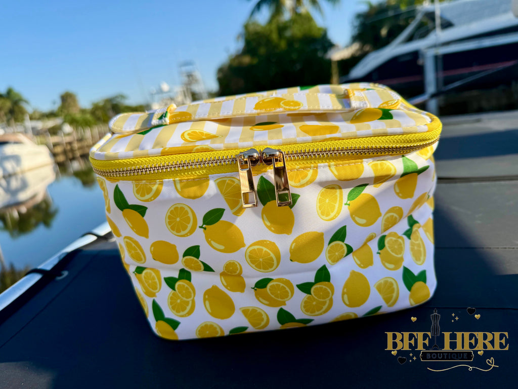 Lemon Drop Travel Bag by Jess Lea - BFF Here