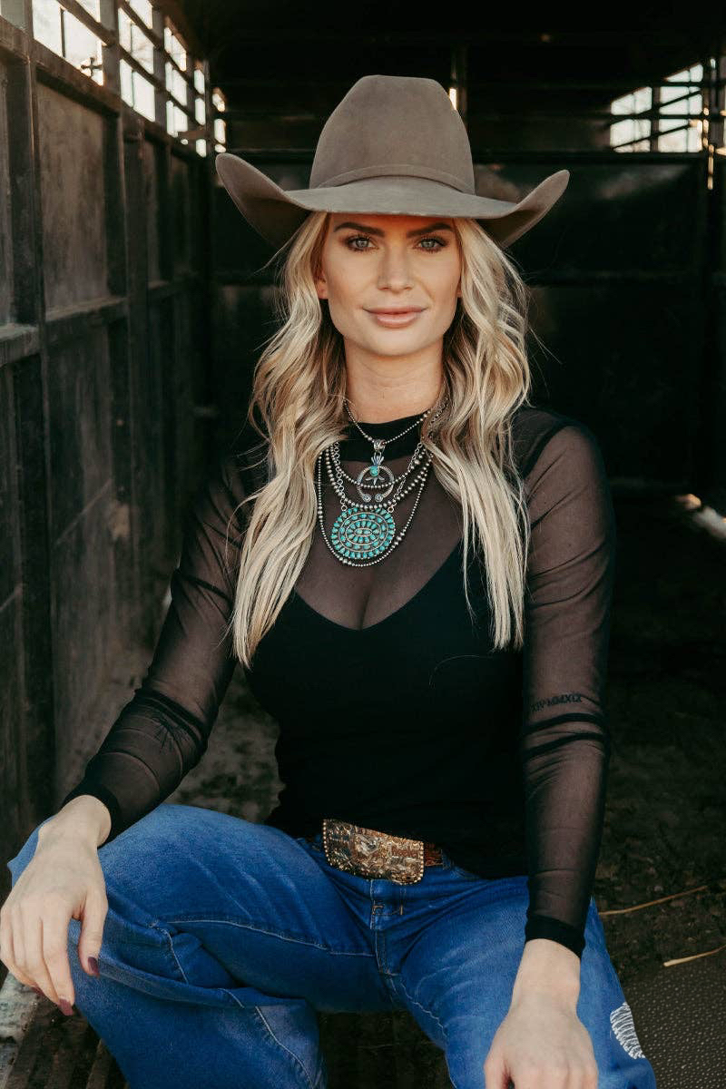 Night Sky Mesh Top by Sterling Kreek - BFF Here