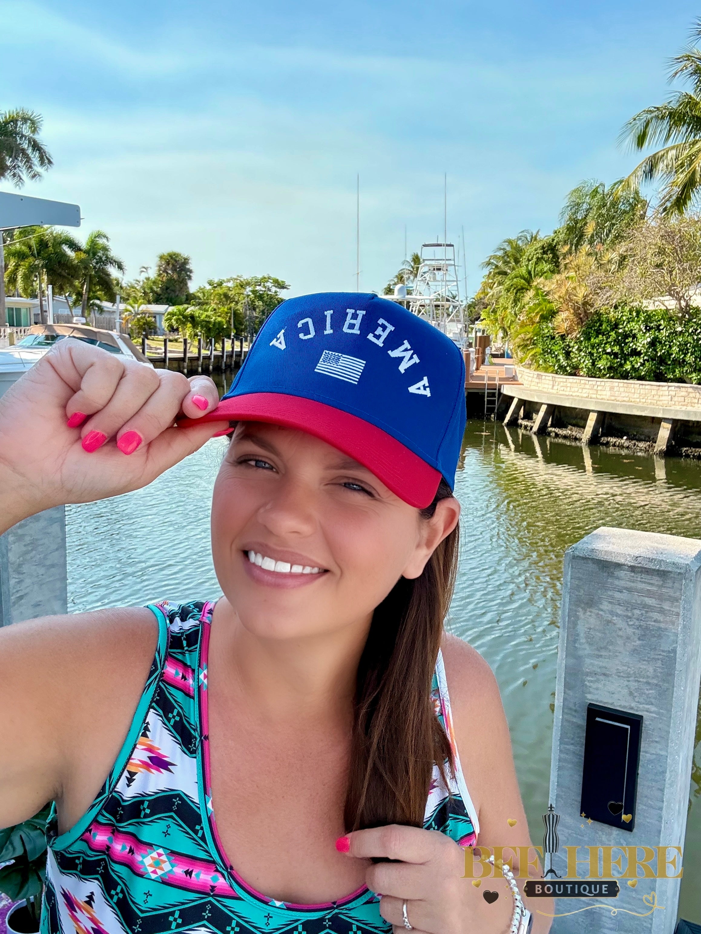 Upside America Cap - BFF Here