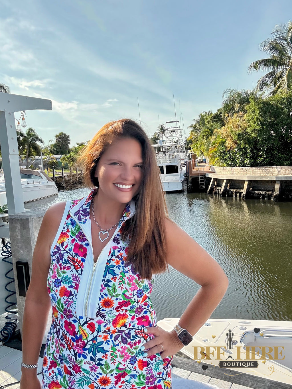 Everyday Zipper Dress / Fiesta Time White by Jess Lea - BFF Here