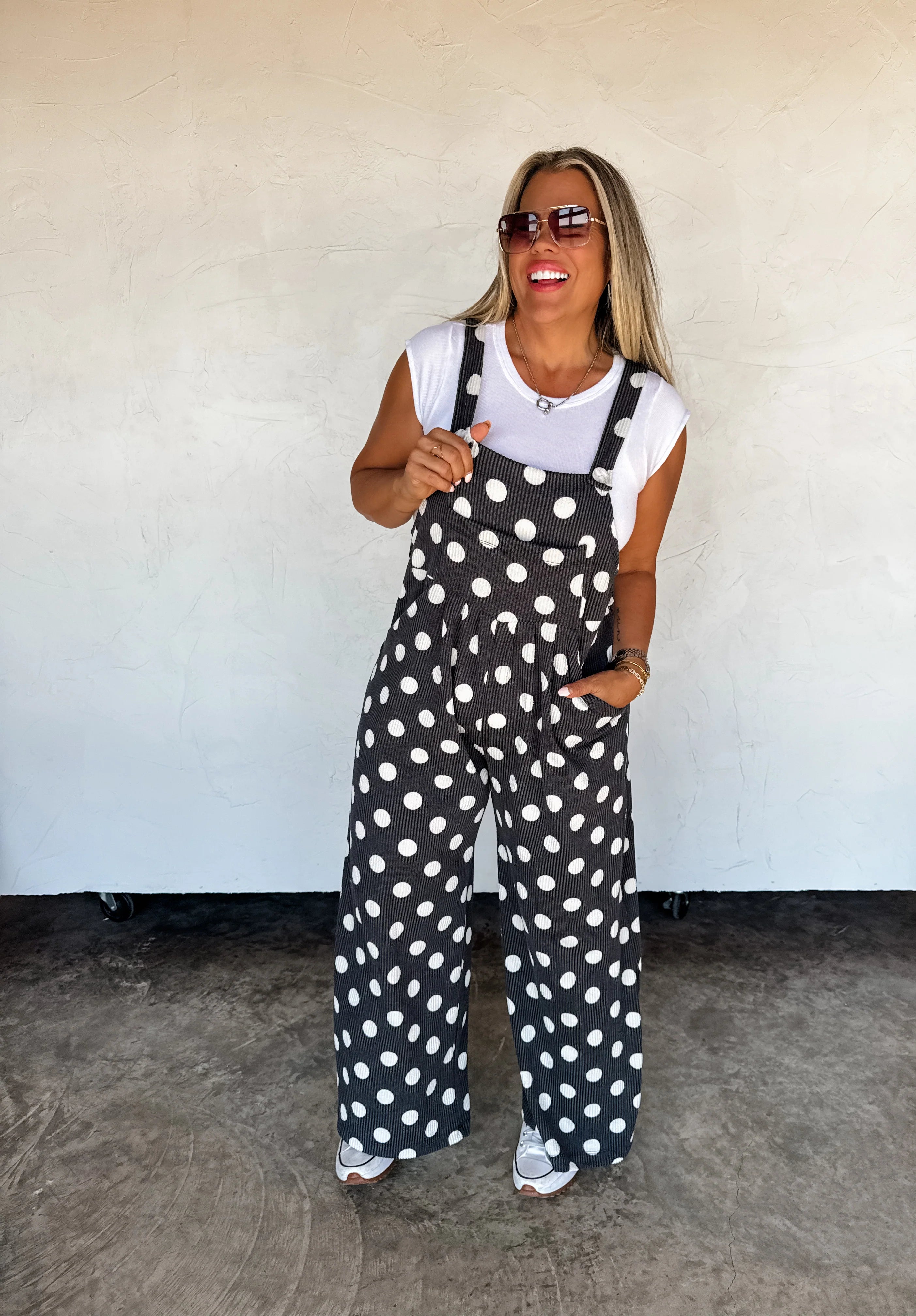 PREORDER: Polka Dot Karli Boho Overalls by Blakeley (ETA: Late November) - BFF Here