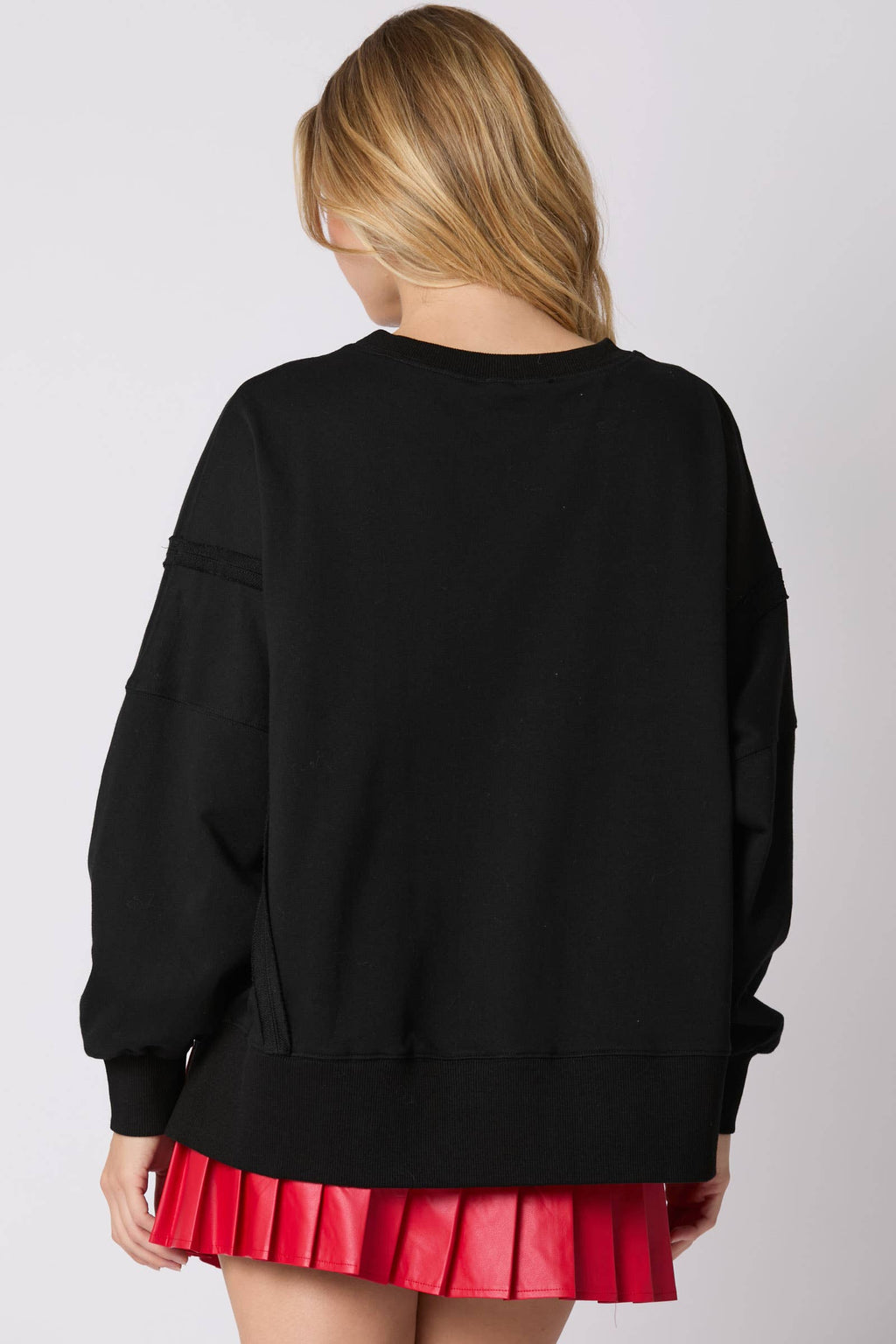 Festive Lights Sequin Sweatshirt / Choice of Color - BFF Here