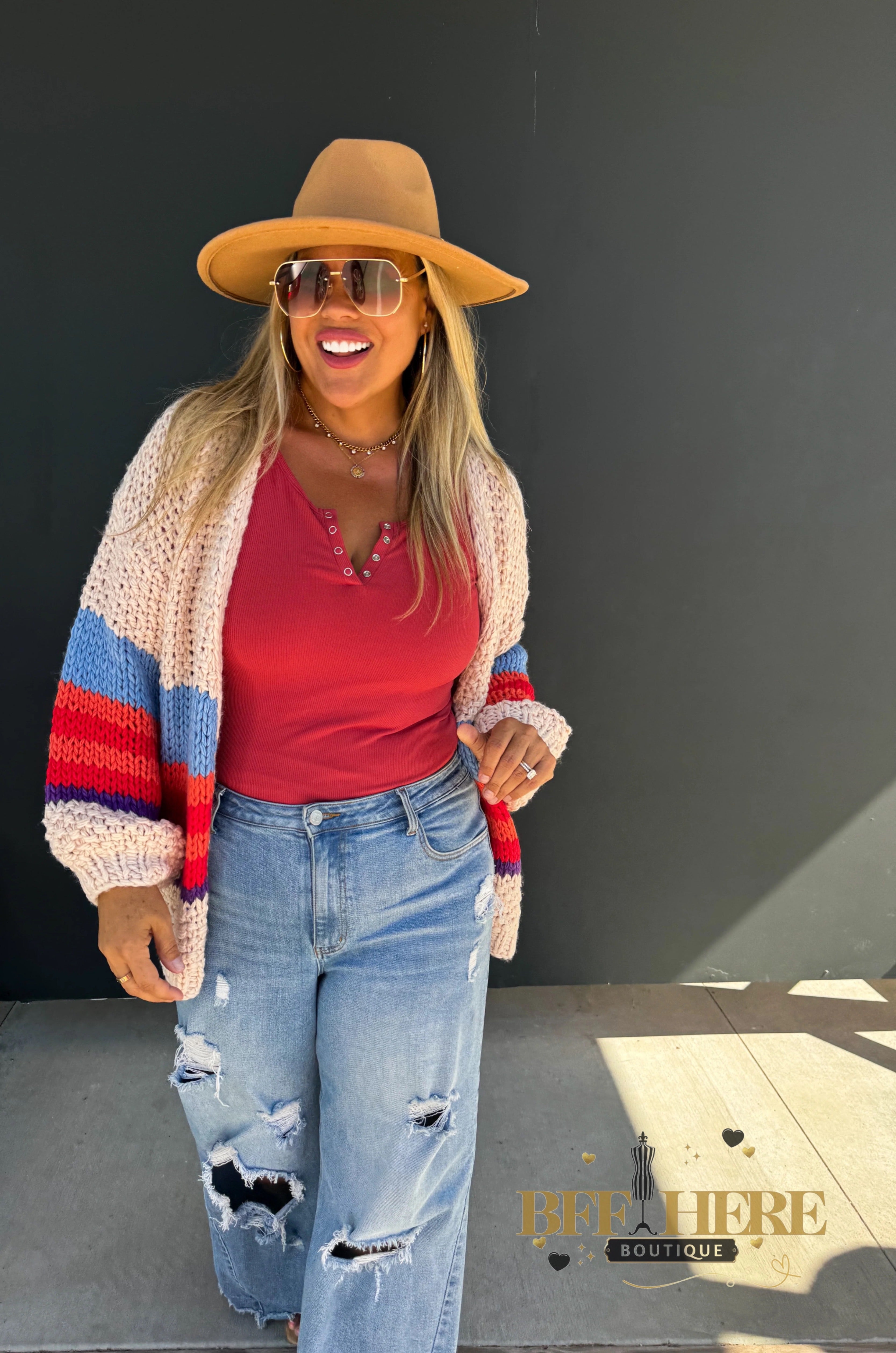 Charlotte Knit Cardigan by Blakeley / Choice of Color - BFF Here