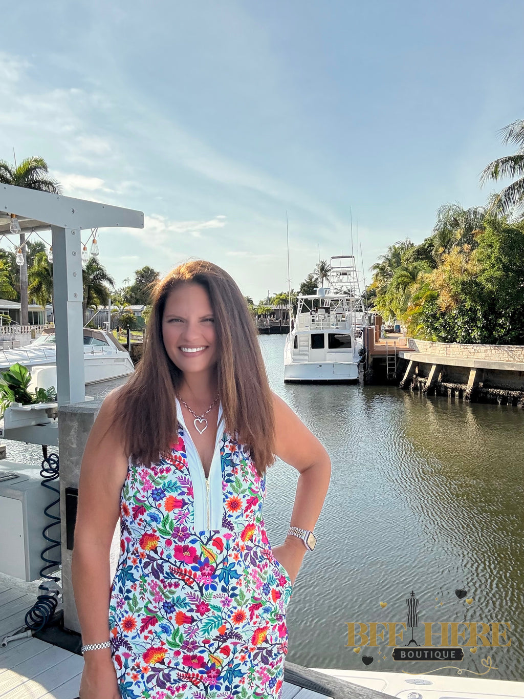 Everyday Zipper Dress / Fiesta Time White by Jess Lea - BFF Here