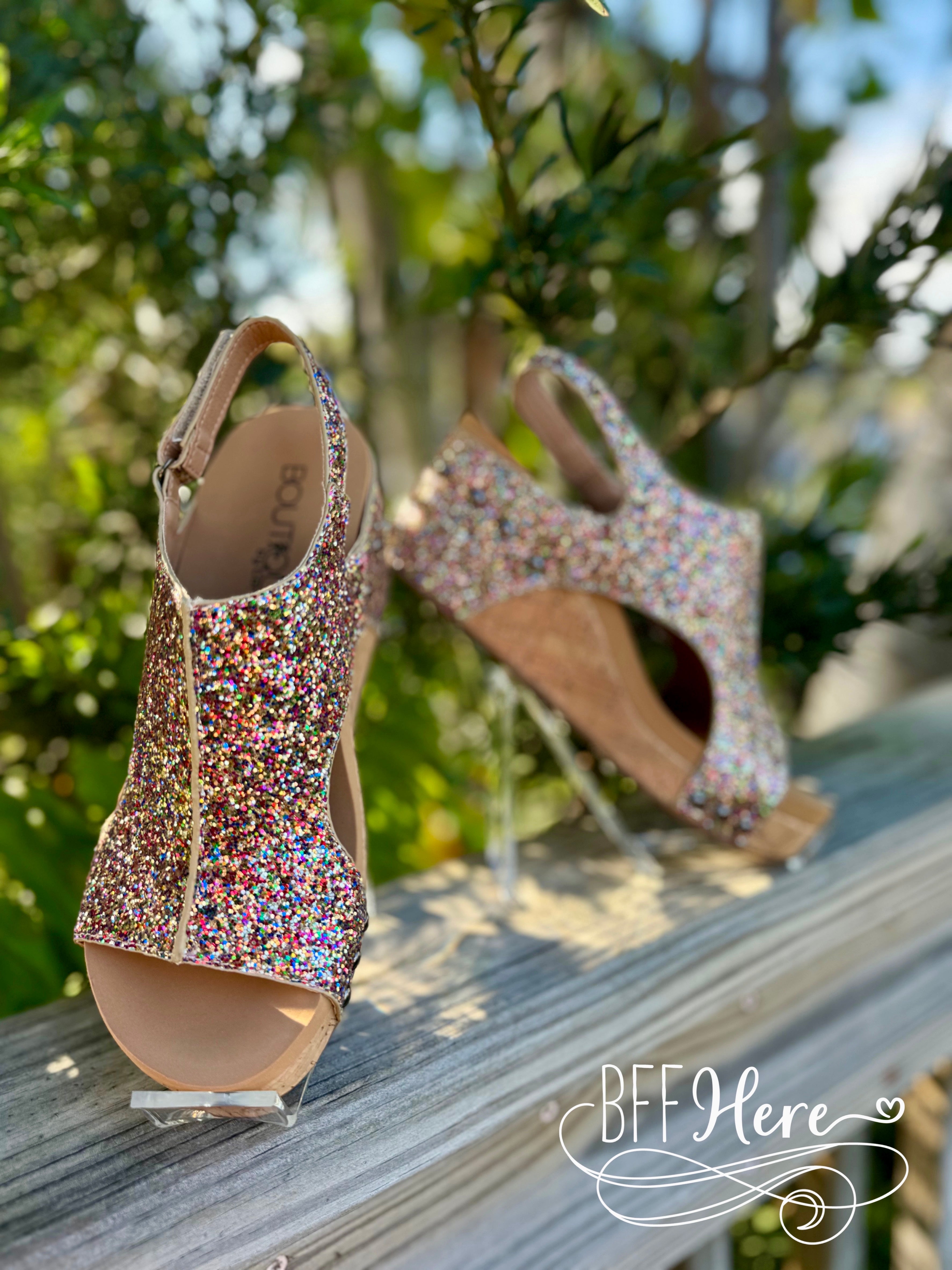 Carley - Confetti Glitter by Corkys - BFF Here