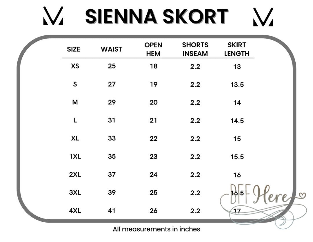 Sienna Skort - Navy Tropical - BFF Here