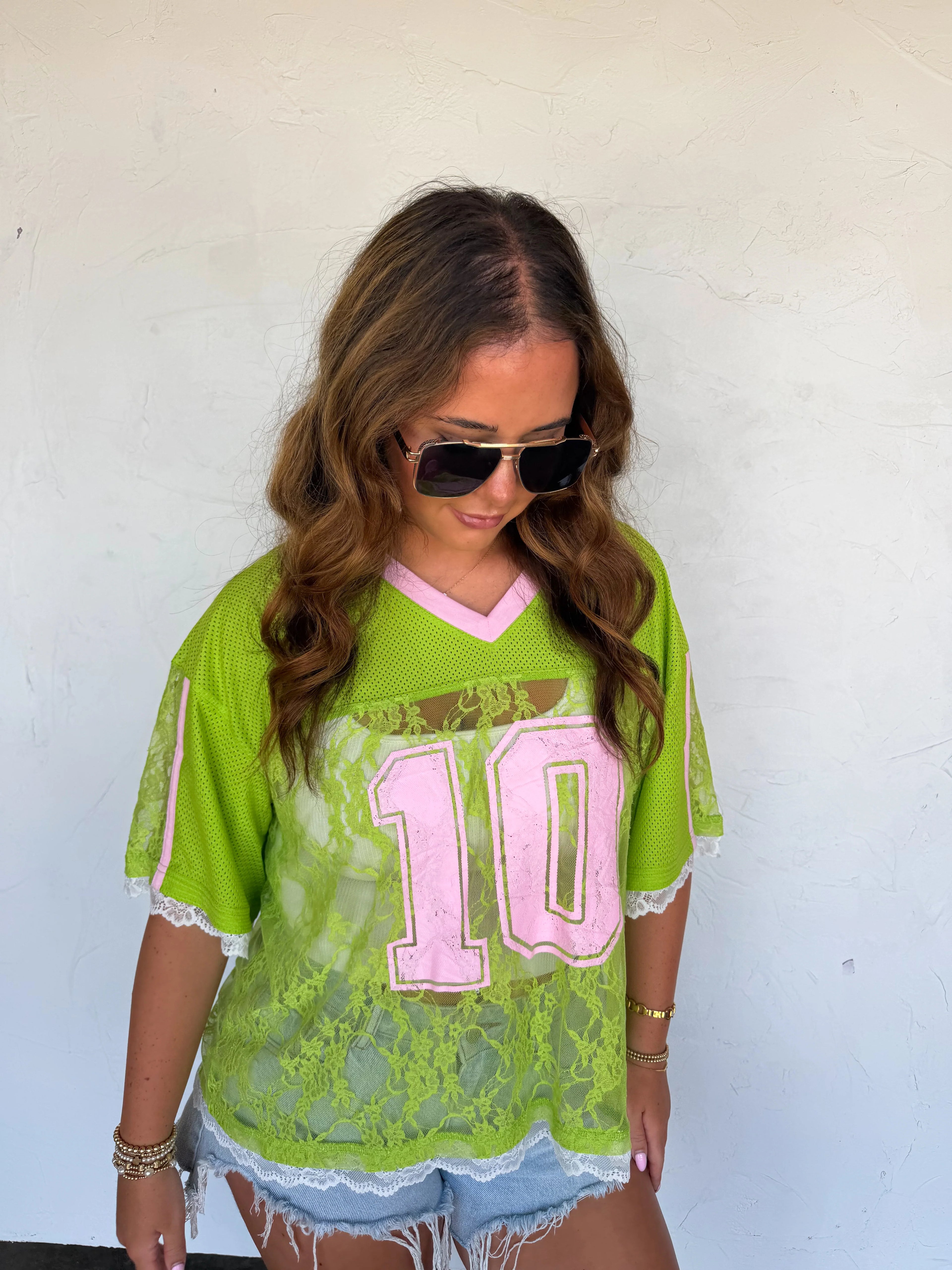 PREORDER: Bleacher Babe Lace Jersey by Blakeley (ETA: July)