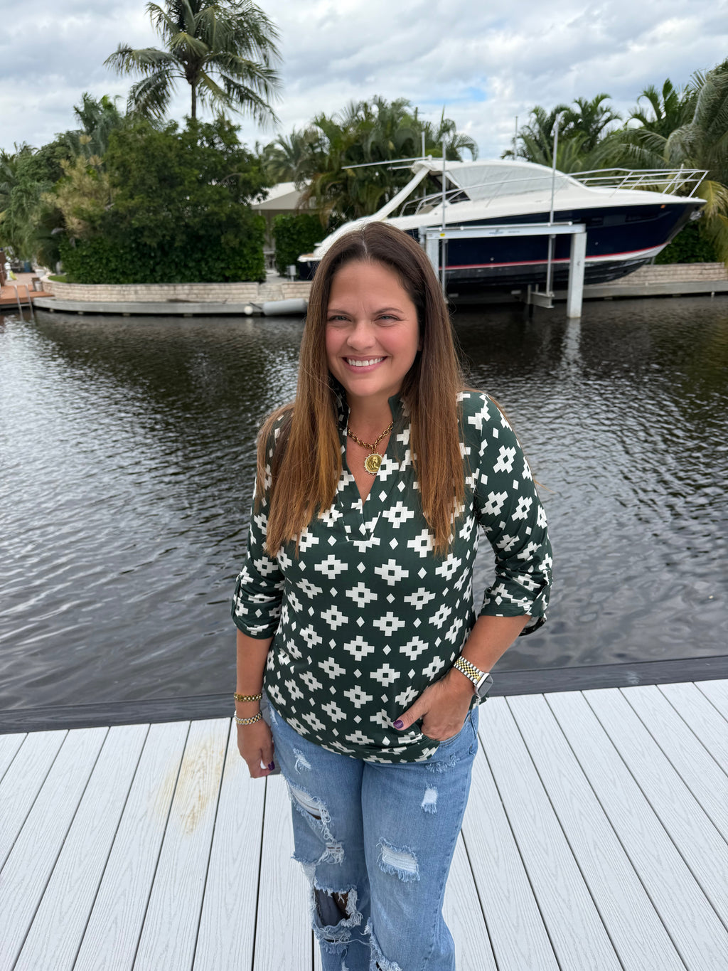 Aztec Pines Top by Sterling Kreek - BFF Here