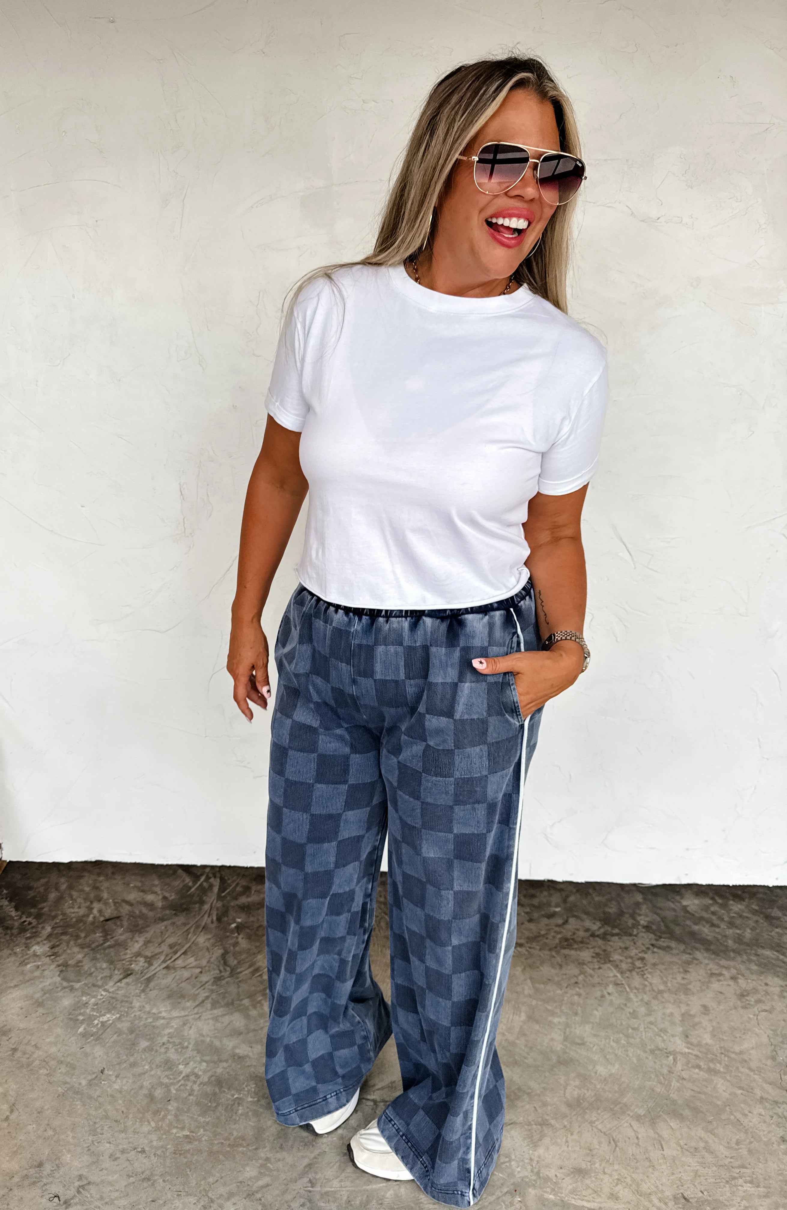 PREORDER: Victory Check Pants by Blakeley (ETA: Mid October) - BFF Here