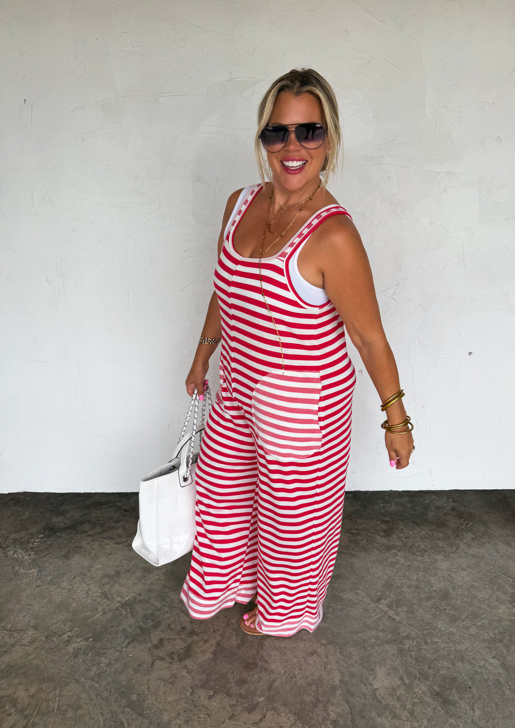 PREORDER- Ricki Stripe Terry Romper by Blakeley (ETA: August) - BFF Here