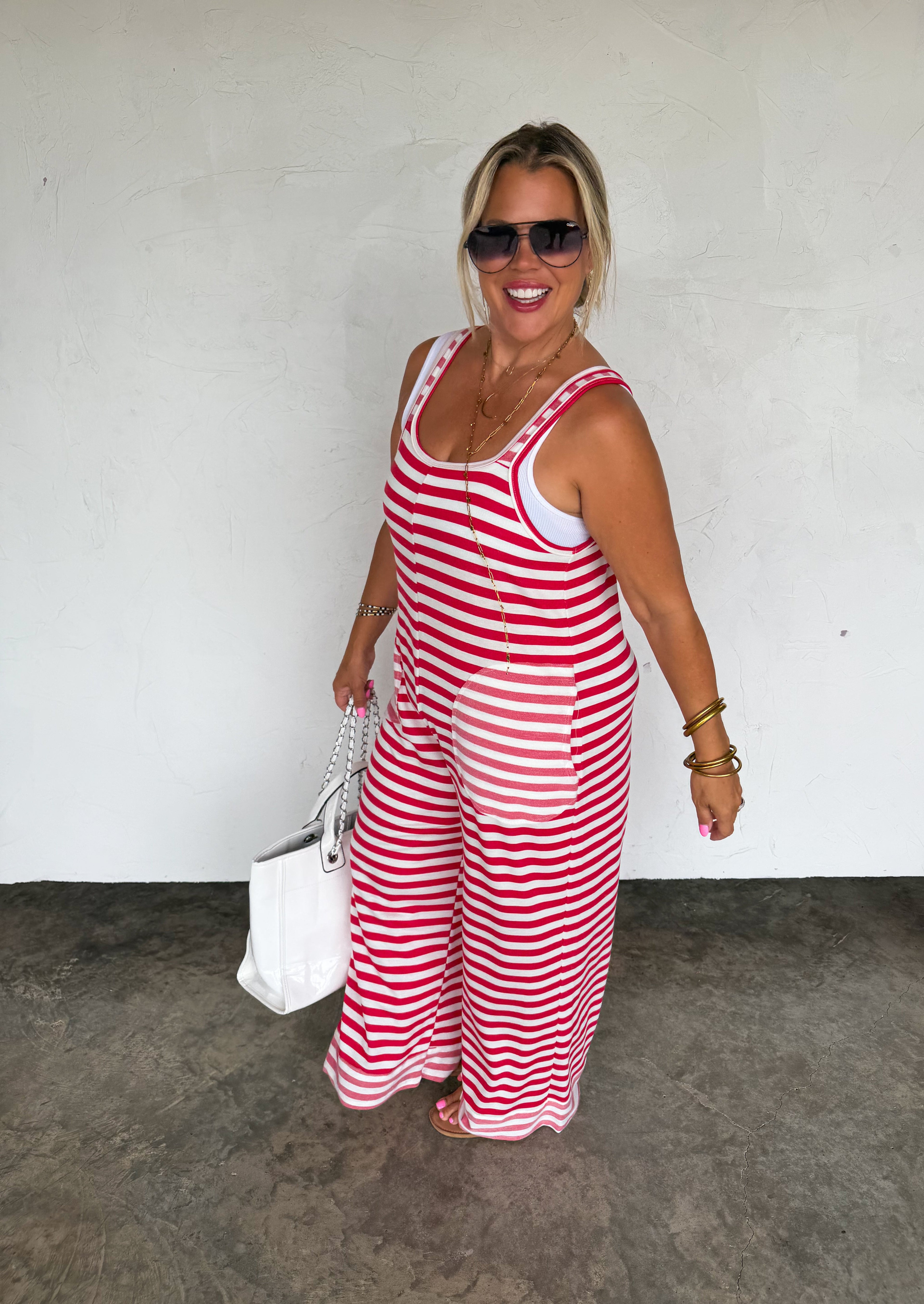 PREORDER- Ricki Stripe Terry Romper by Blakeley (ETA: August) - BFF Here