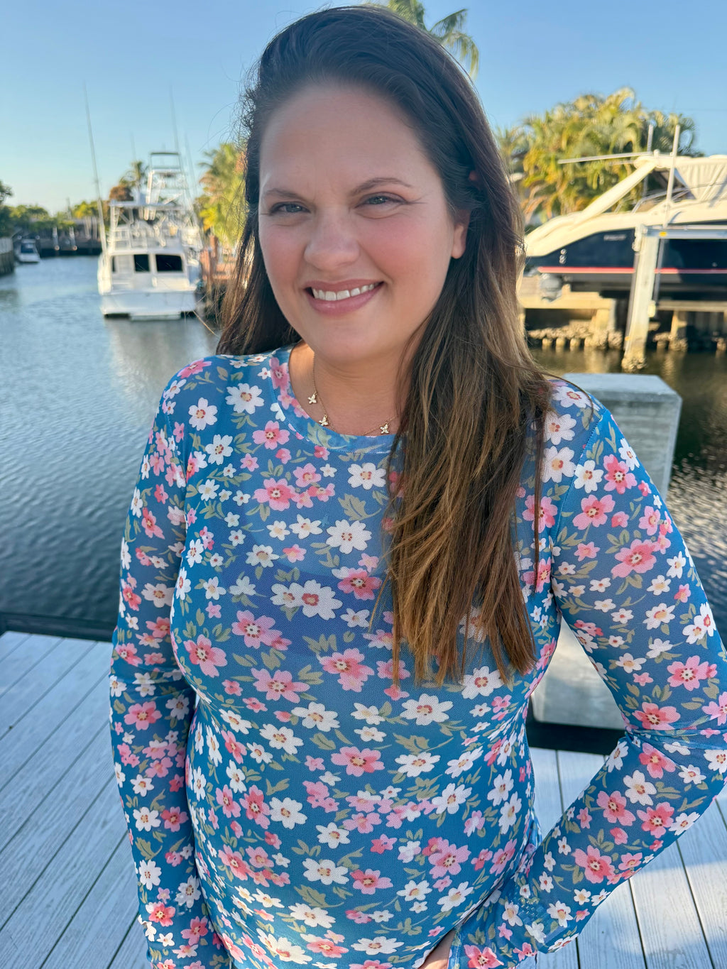 Spring Dress It Up Mesh Top by Blakeley - BFF Here