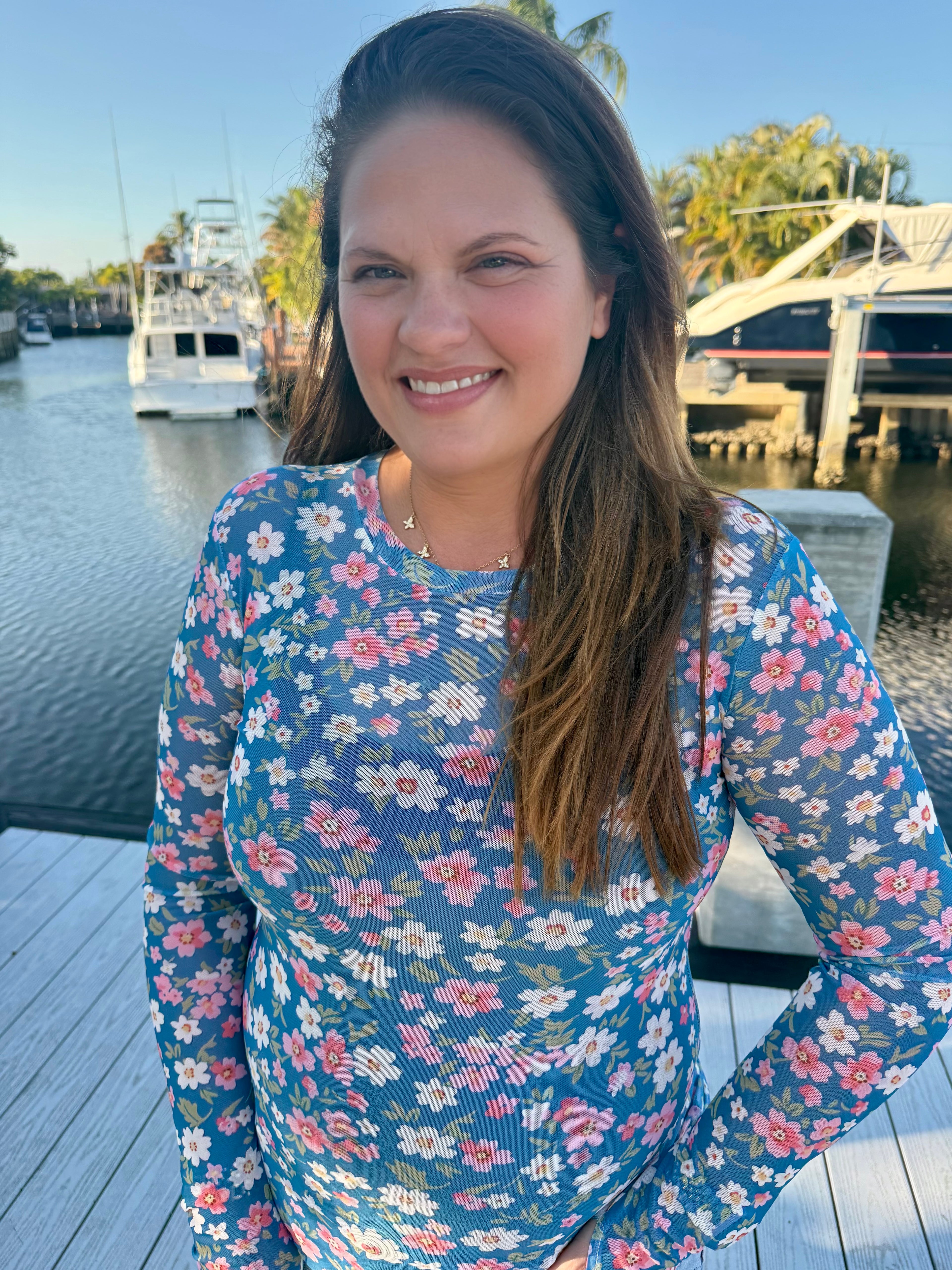 Spring Dress It Up Mesh Top by Blakeley - BFF Here