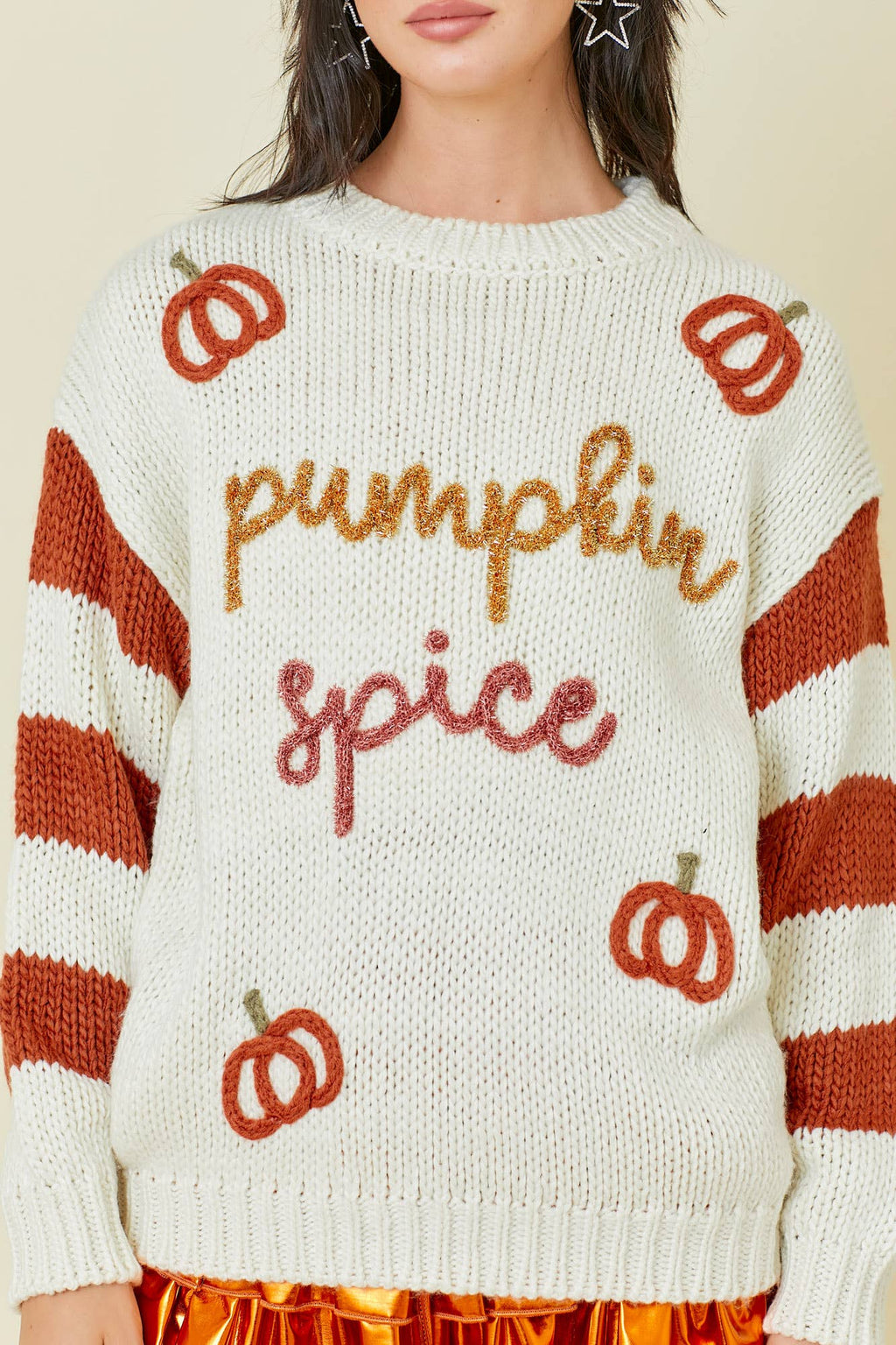 PREORDER: Cozy Pumpkin Spice Sweater ( Ships Middle of September ) - BFF Here