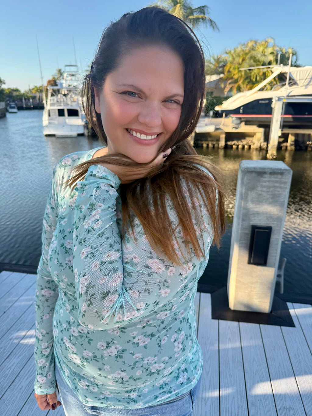 Spring Dress It Up Mesh Top by Blakeley - BFF Here