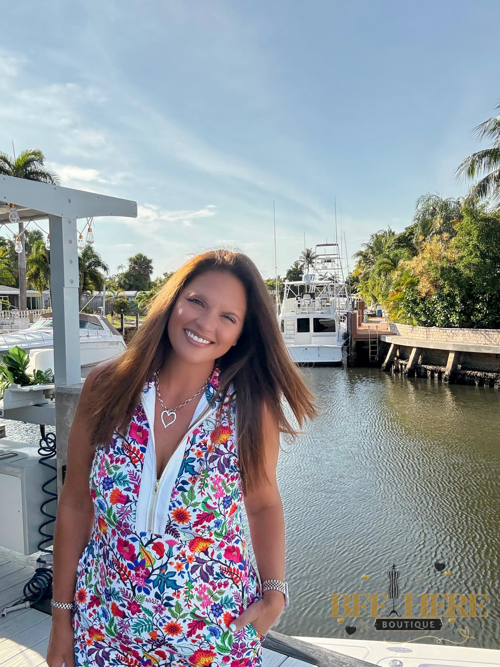 Everyday Zipper Dress / Fiesta Time White by Jess Lea - BFF Here