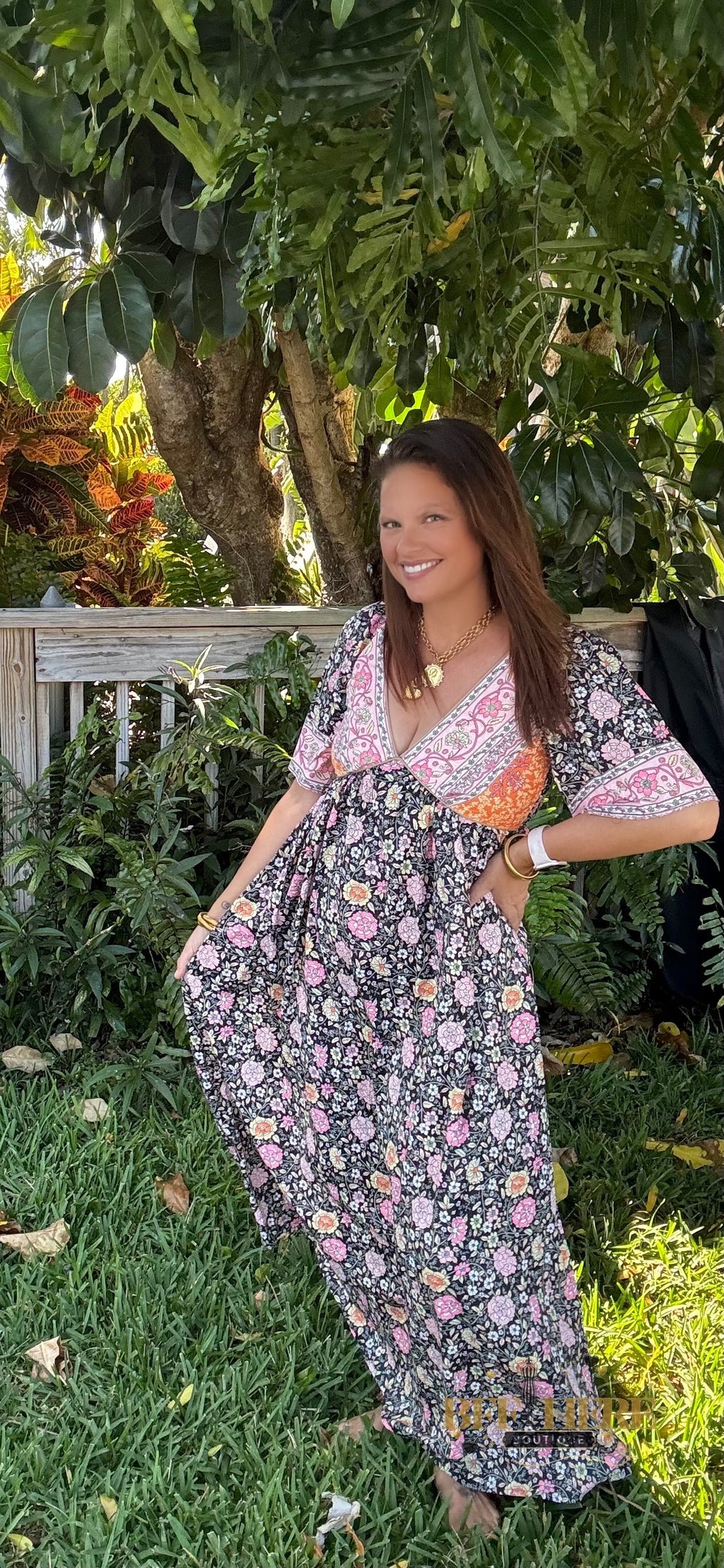 Wildflower Breeze Boho Maxi Dress - BFF Here
