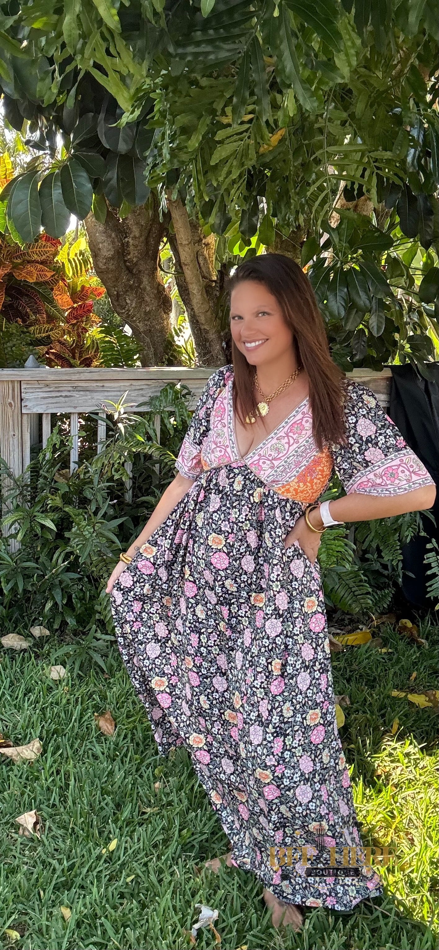 Wildflower Breeze Boho Maxi Dress - BFF Here