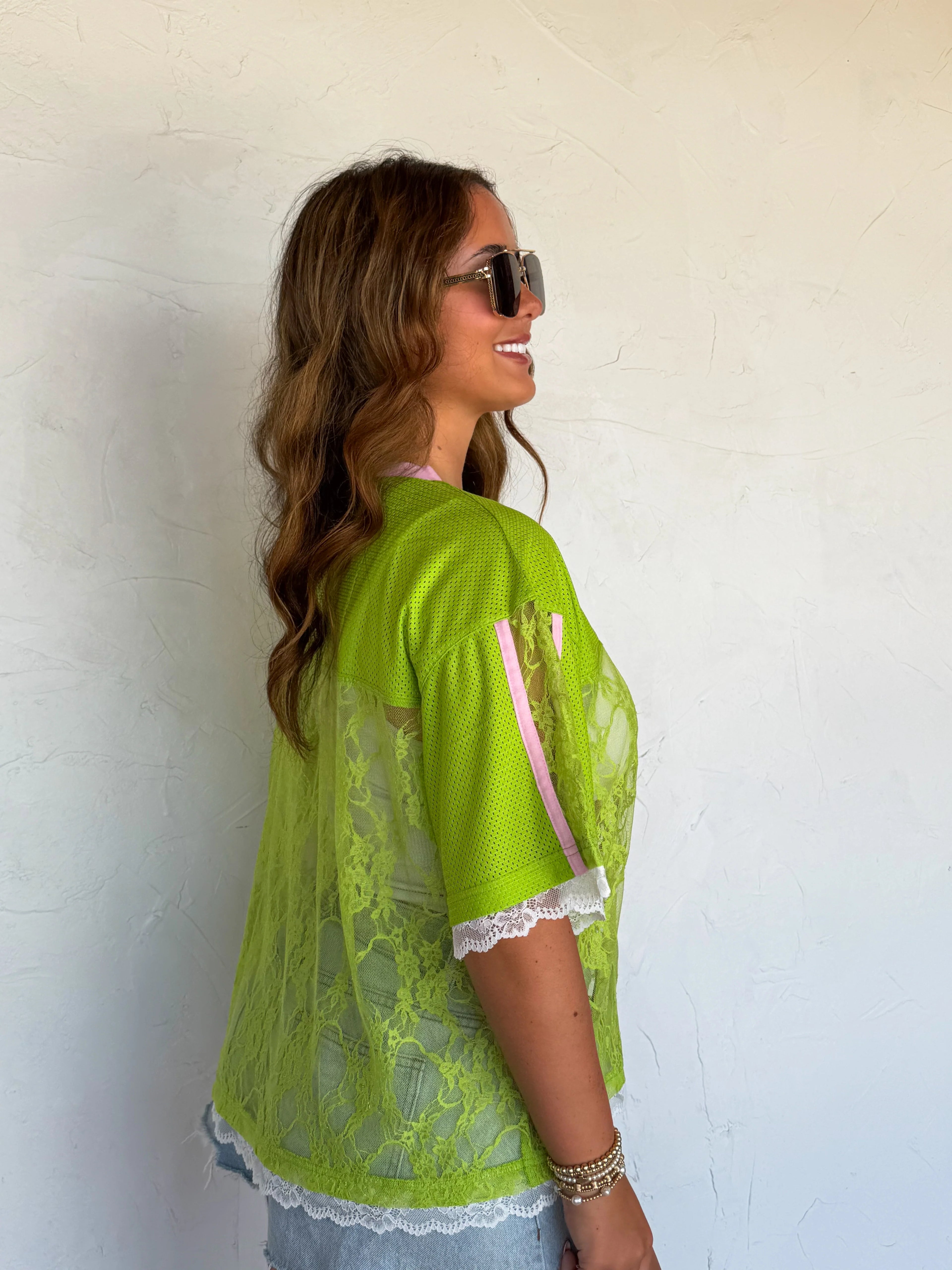 PREORDER: Bleacher Babe Lace Jersey by Blakeley (ETA: July)