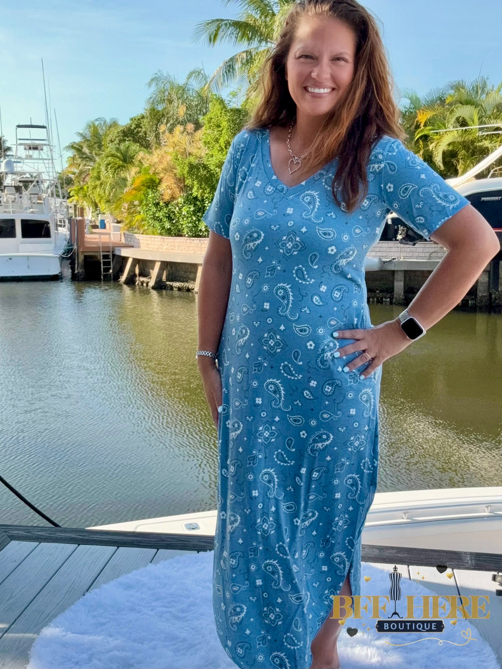 Bandana Babe Maxi Dress by Sterling Kreek - BFF Here
