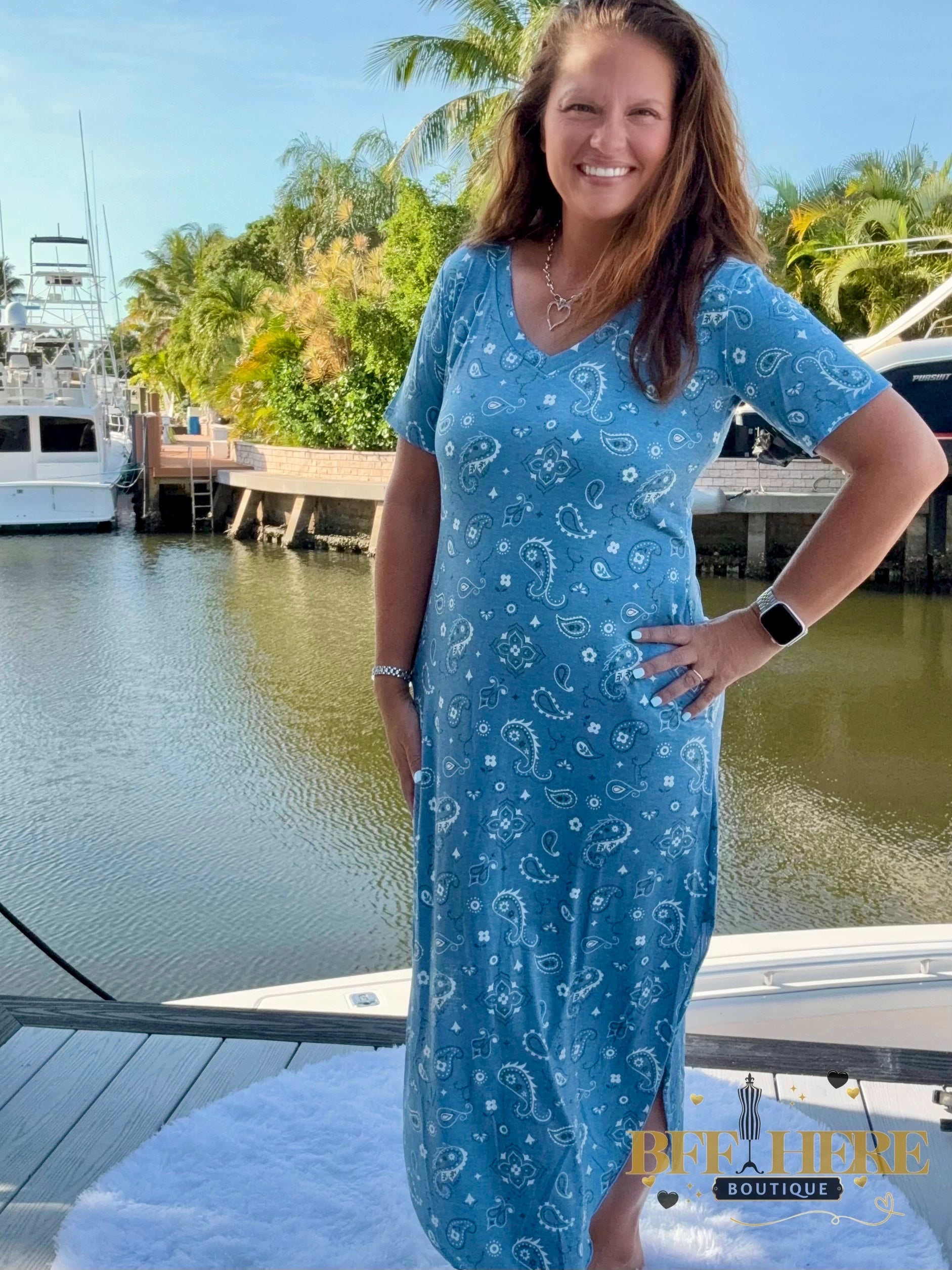 Bandana Babe Maxi Dress by Sterling Kreek - BFF Here