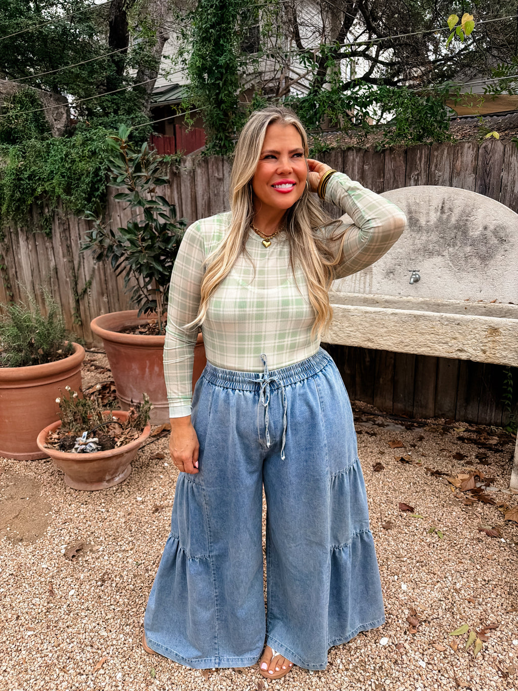 PREORDER: Southern Charm Dress It Up Mesh Top by Blakeley (ETA: April) - BFF Here