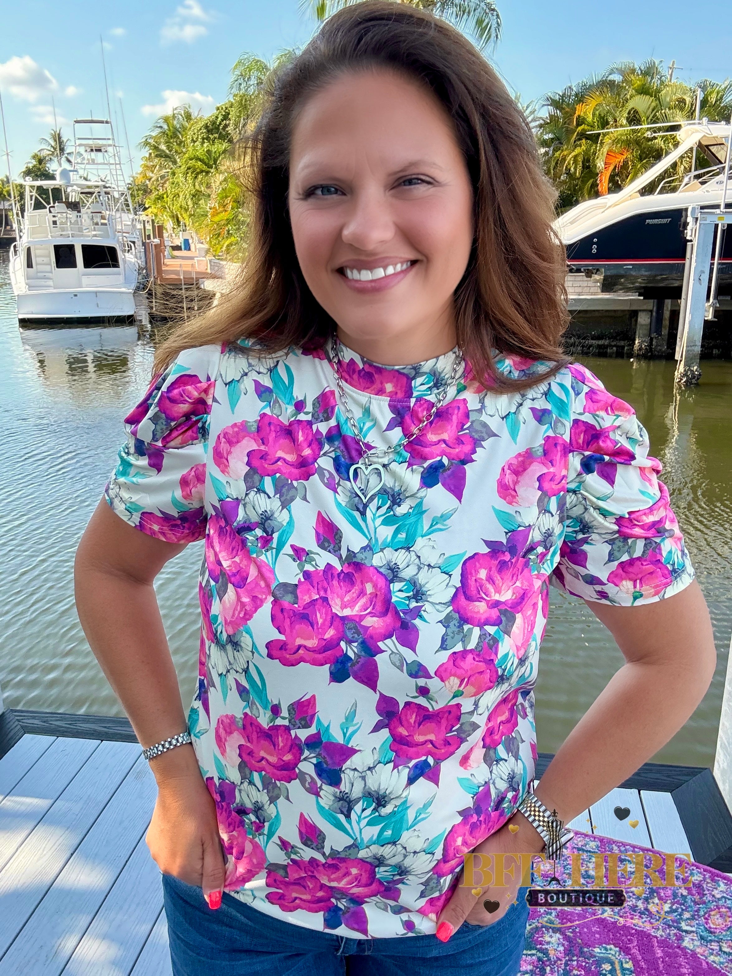 Life Is A Flower Top by Sterling Kreek - BFF Here