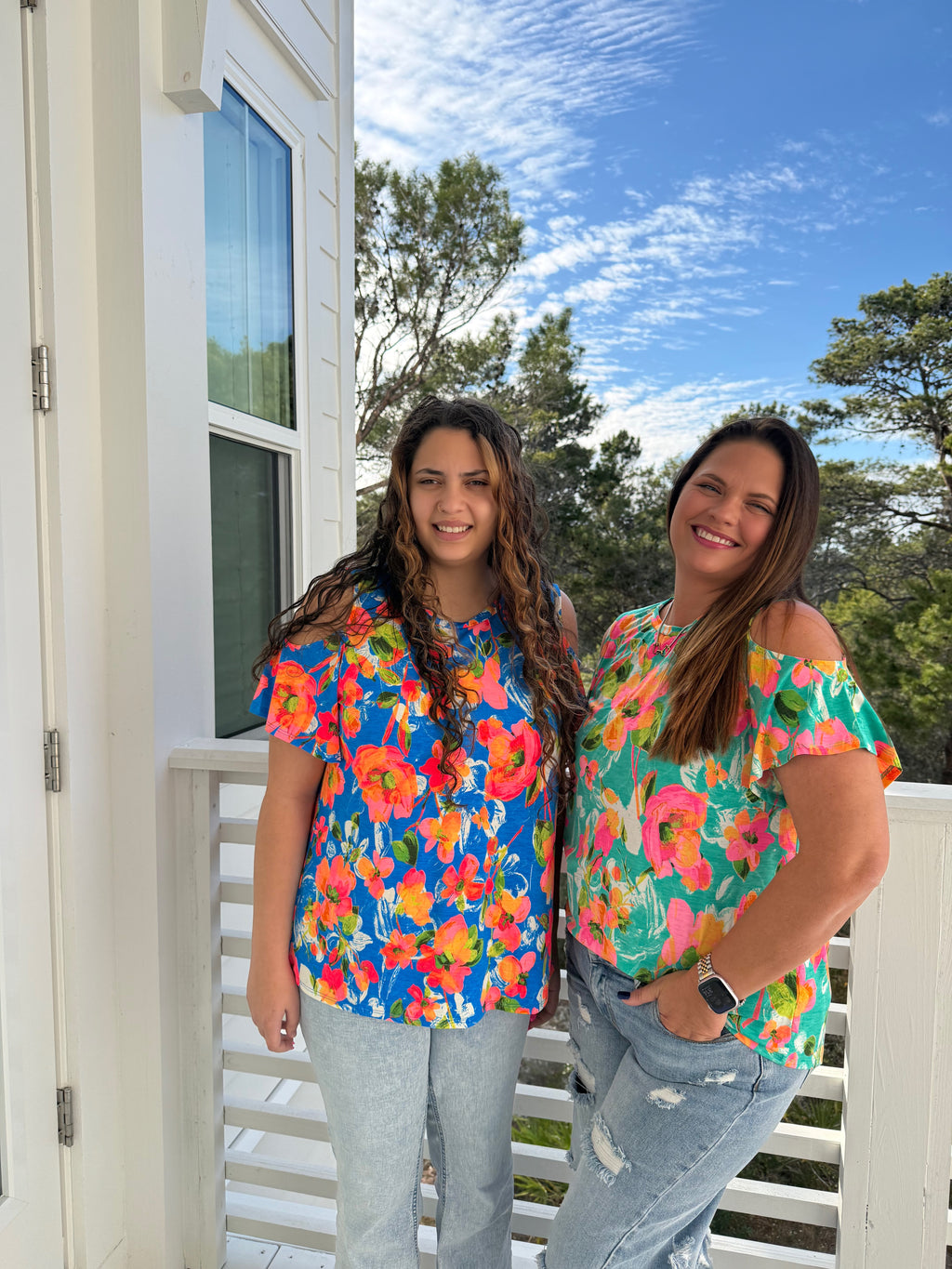 Bright Bloom Cold Shoulder Top  by Sew In Love (Ships 2-3 weeks) - BFF Here