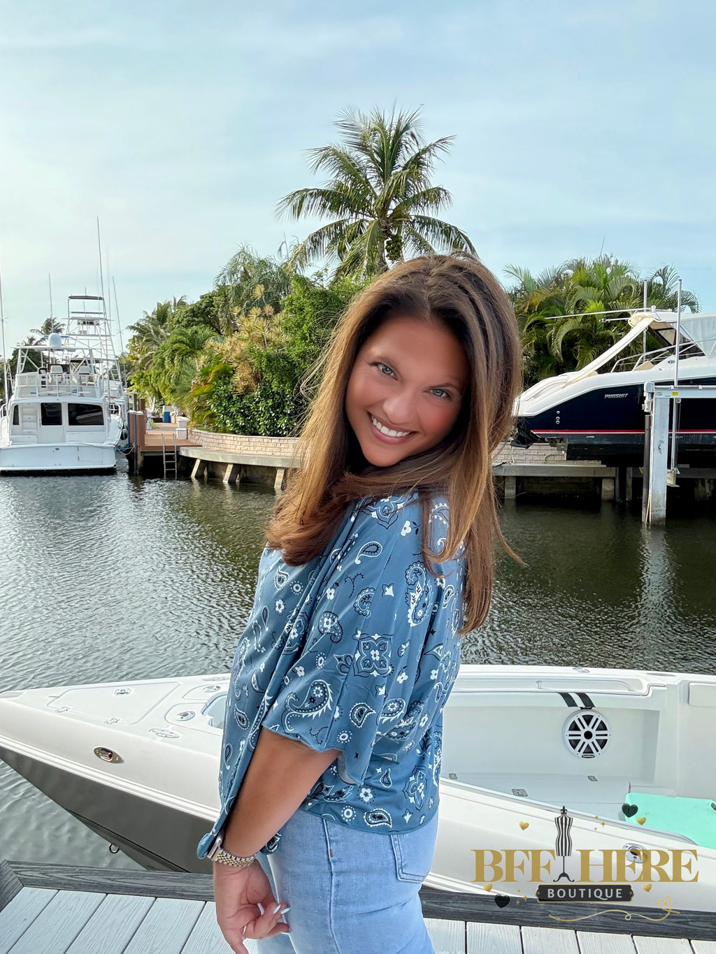 Pretty In Paisley Top by Sterling Kreek - BFF Here