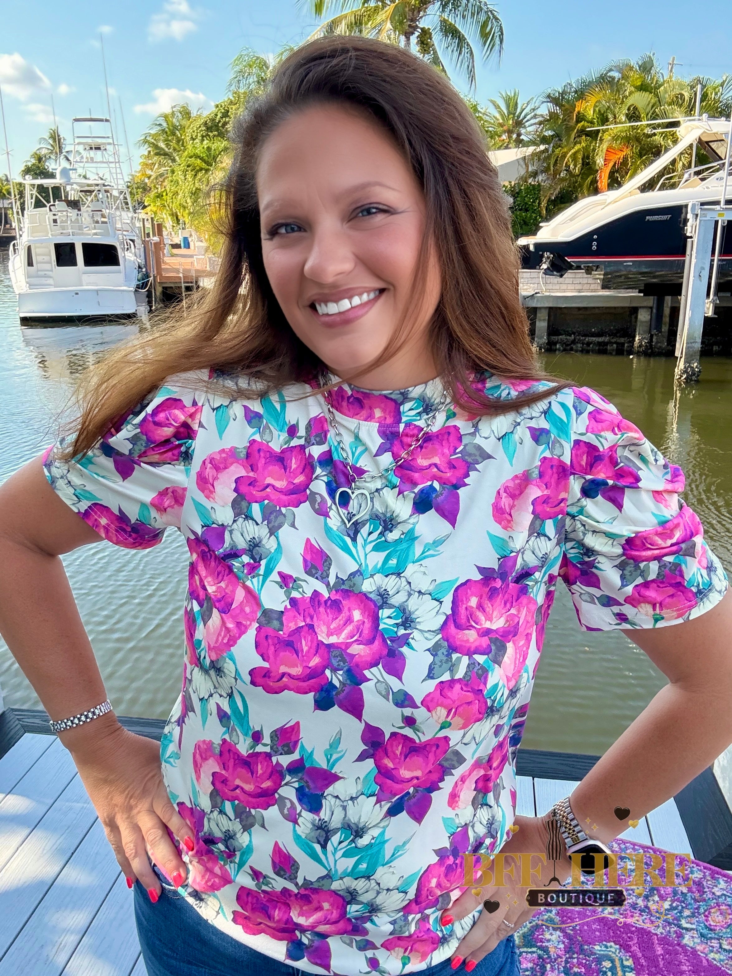 Life Is A Flower Top by Sterling Kreek - BFF Here