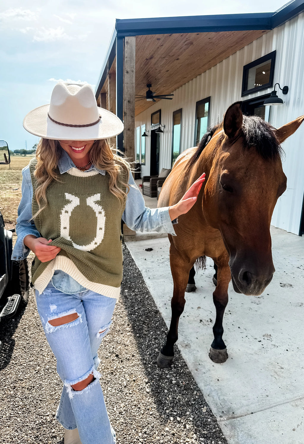 PREORDER: High Class Country Sweater Vest by Blakeley (ETA: Late December) - BFF Here