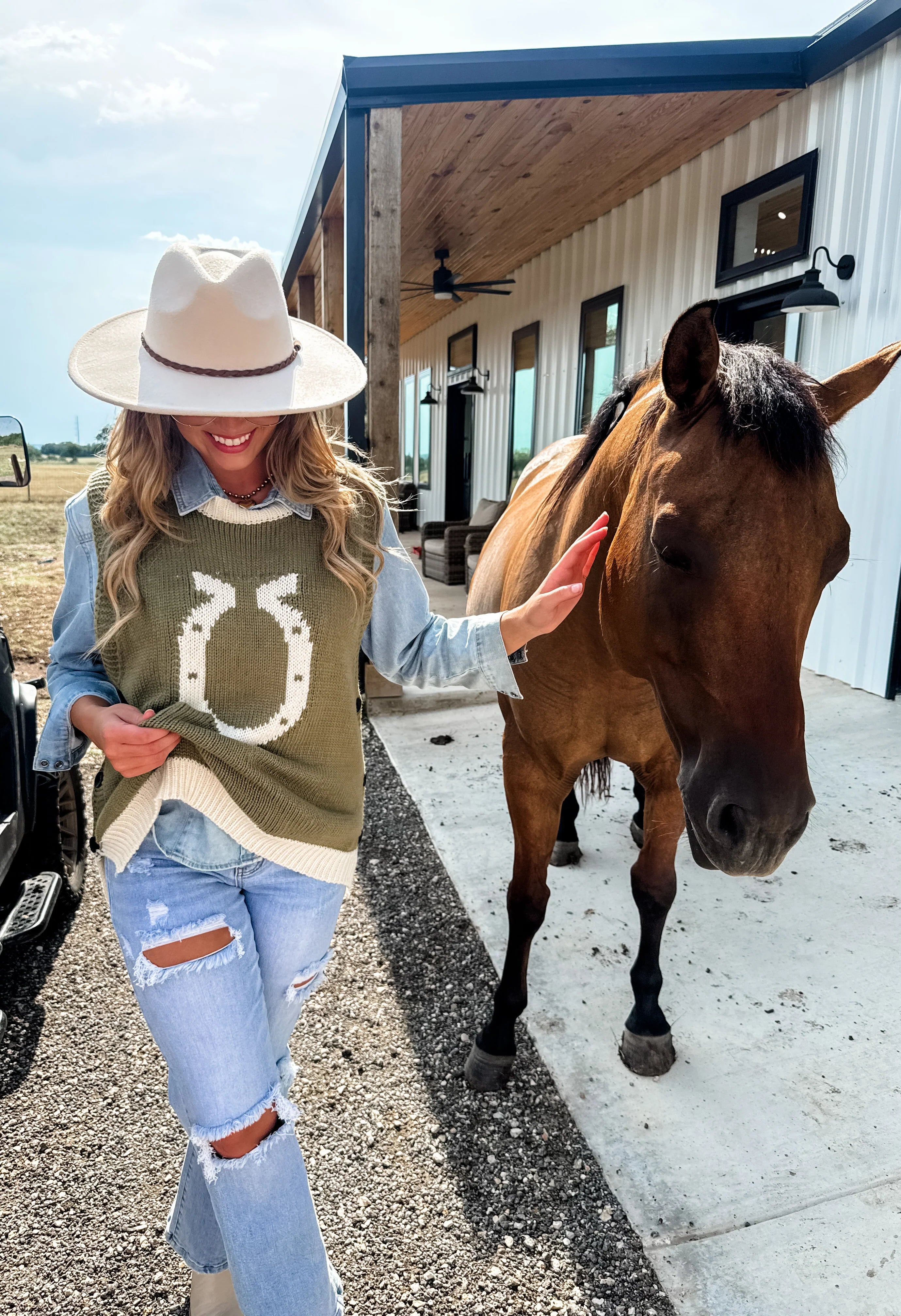 PREORDER: High Class Country Sweater Vest by Blakeley (ETA: Late December) - BFF Here
