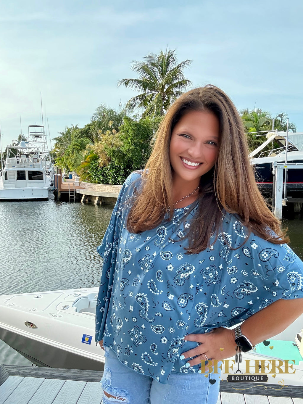 Pretty In Paisley Top by Sterling Kreek - BFF Here