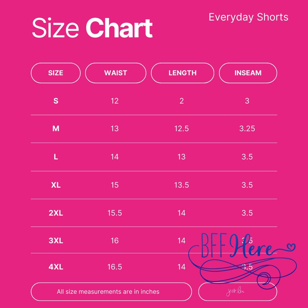 PREORDER: Let’s Go Girls Everyday Shorts by Jess Lea (Ships End of February) - BFF Here