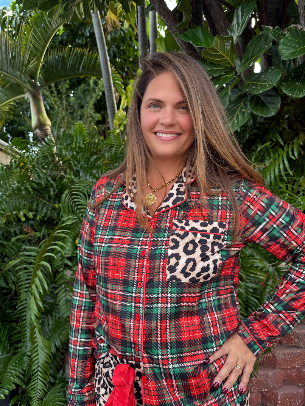 Wrapped In Safari Chic Ruffle Pajama Set by Jess Lea - BFF Here