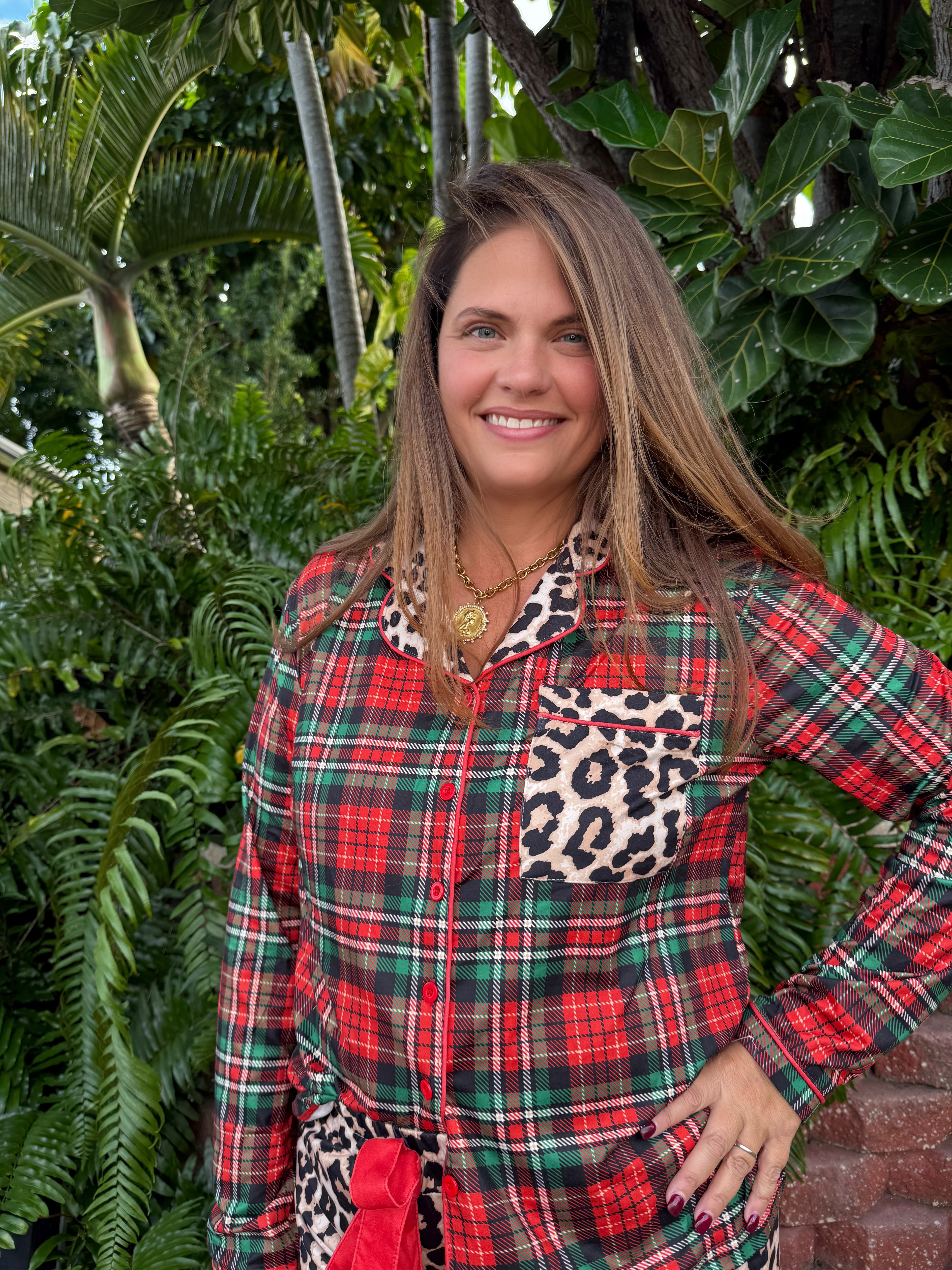 Wrapped In Safari Chic Ruffle Pajama Set by Jess Lea - BFF Here