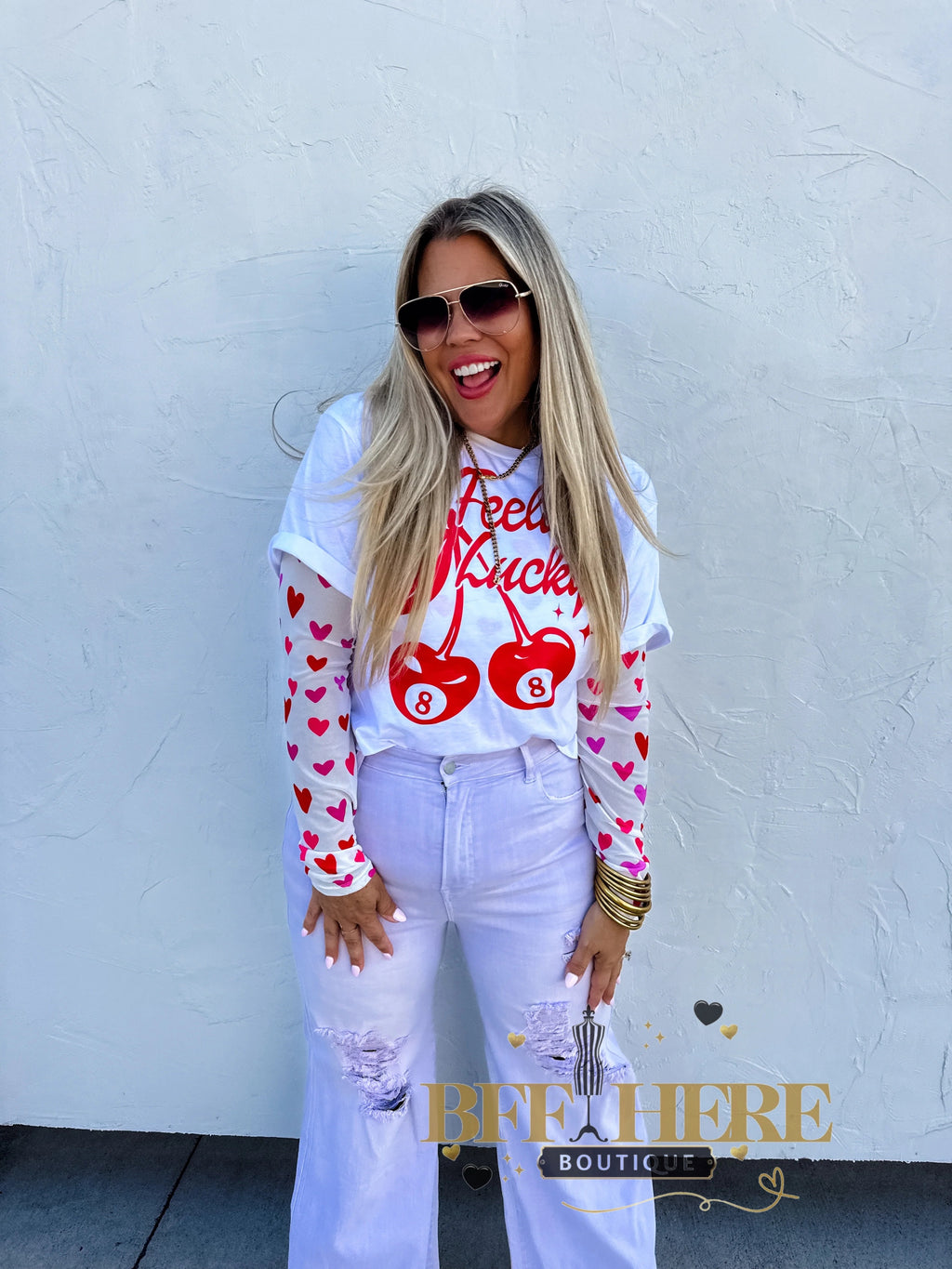 Valentine’s Dress It Up Mesh Tops by Blakeley - BFF Here