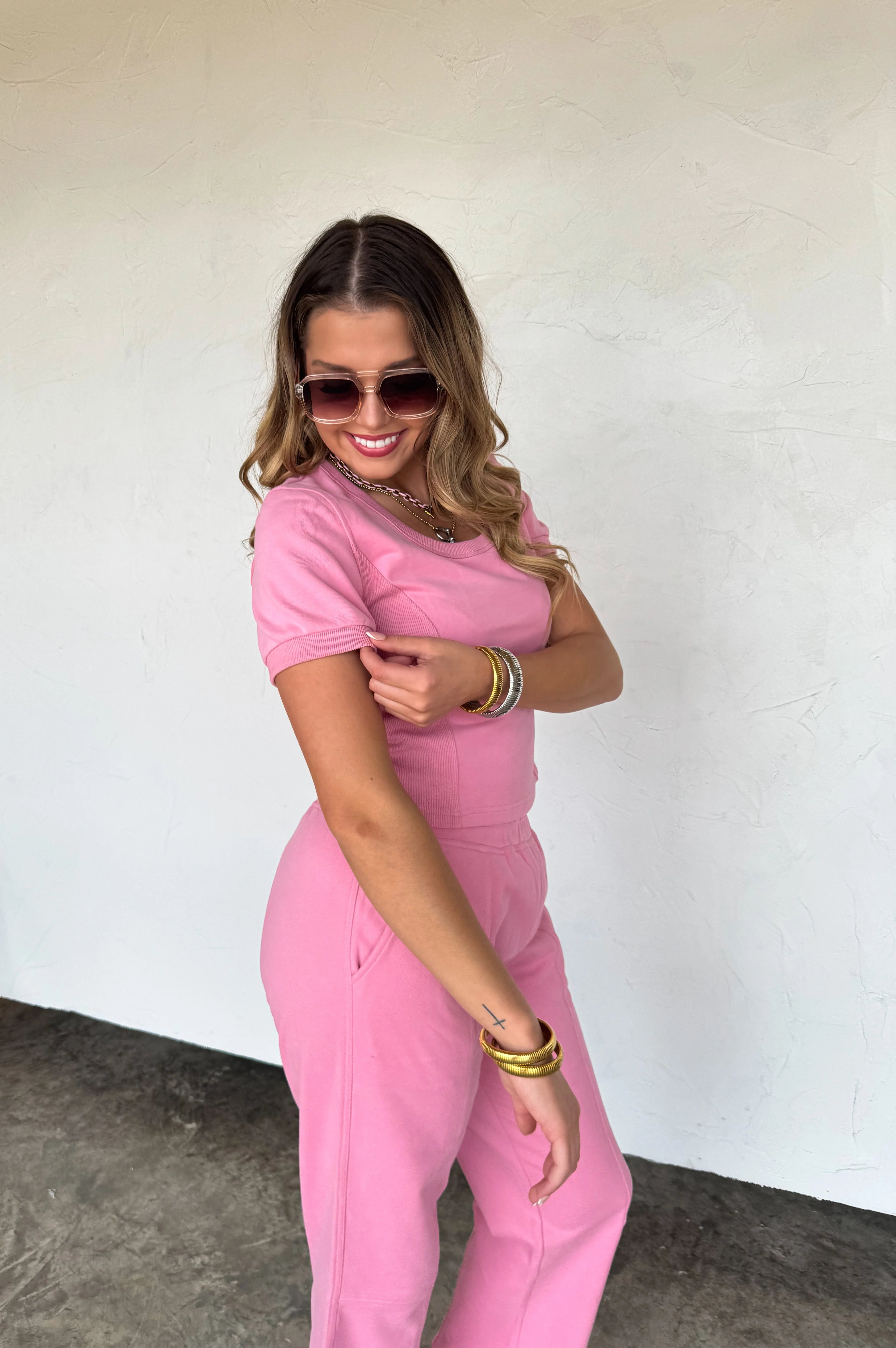 Stay In Crop Set by Blakeley - BFF Here