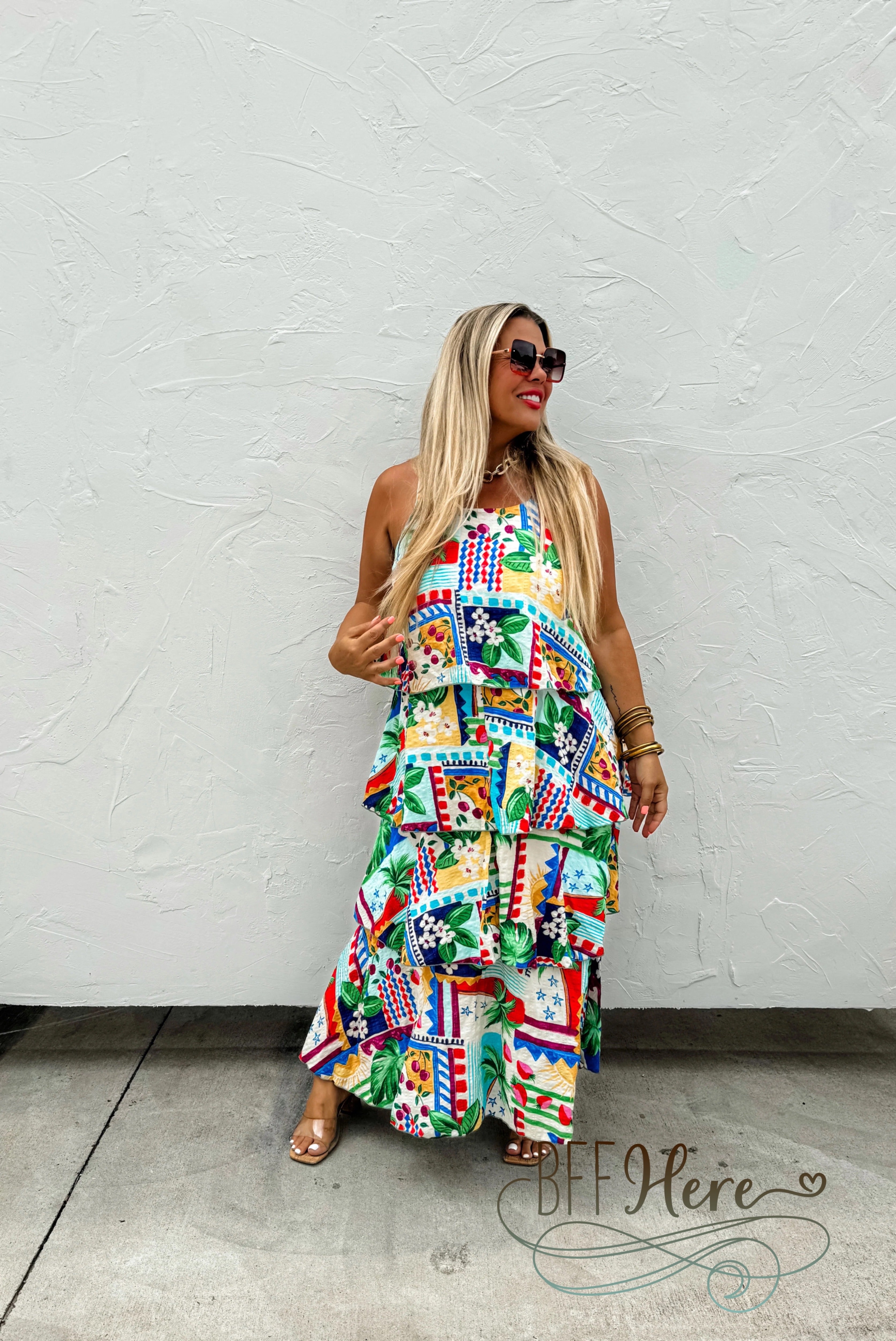 PREORDER: Summer in Barcelona Dress by Blakeley (Ships Middle of July) - BFF Here