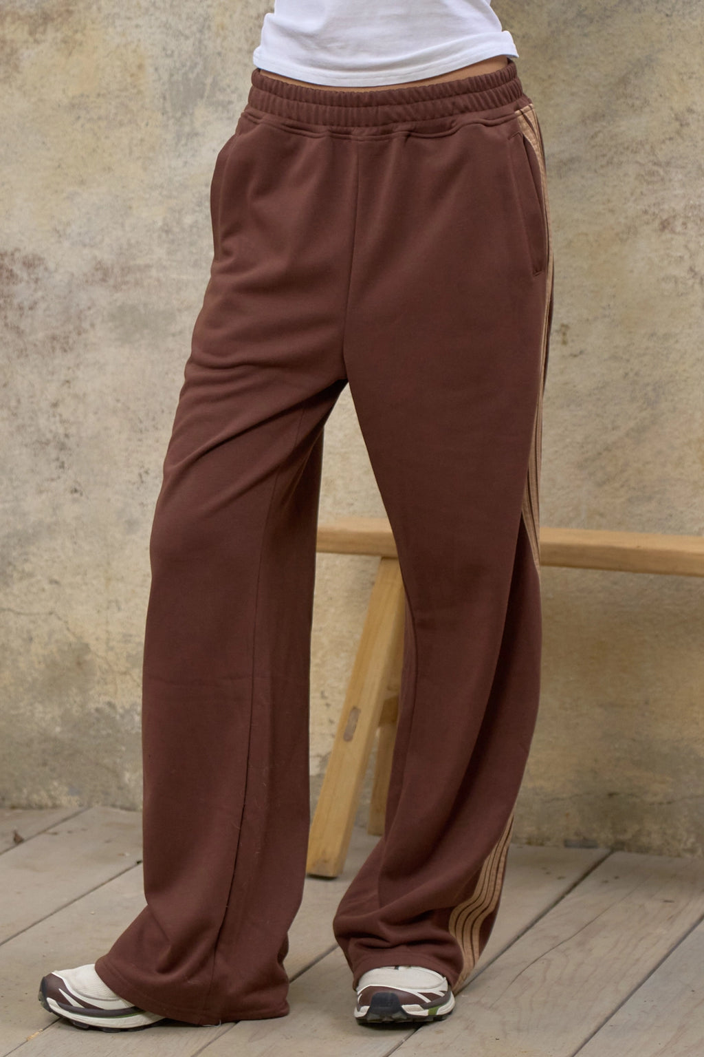 Groovy Stripe Sweatpants by Jade by Jane (Ships 2-3 weeks) - BFF Here