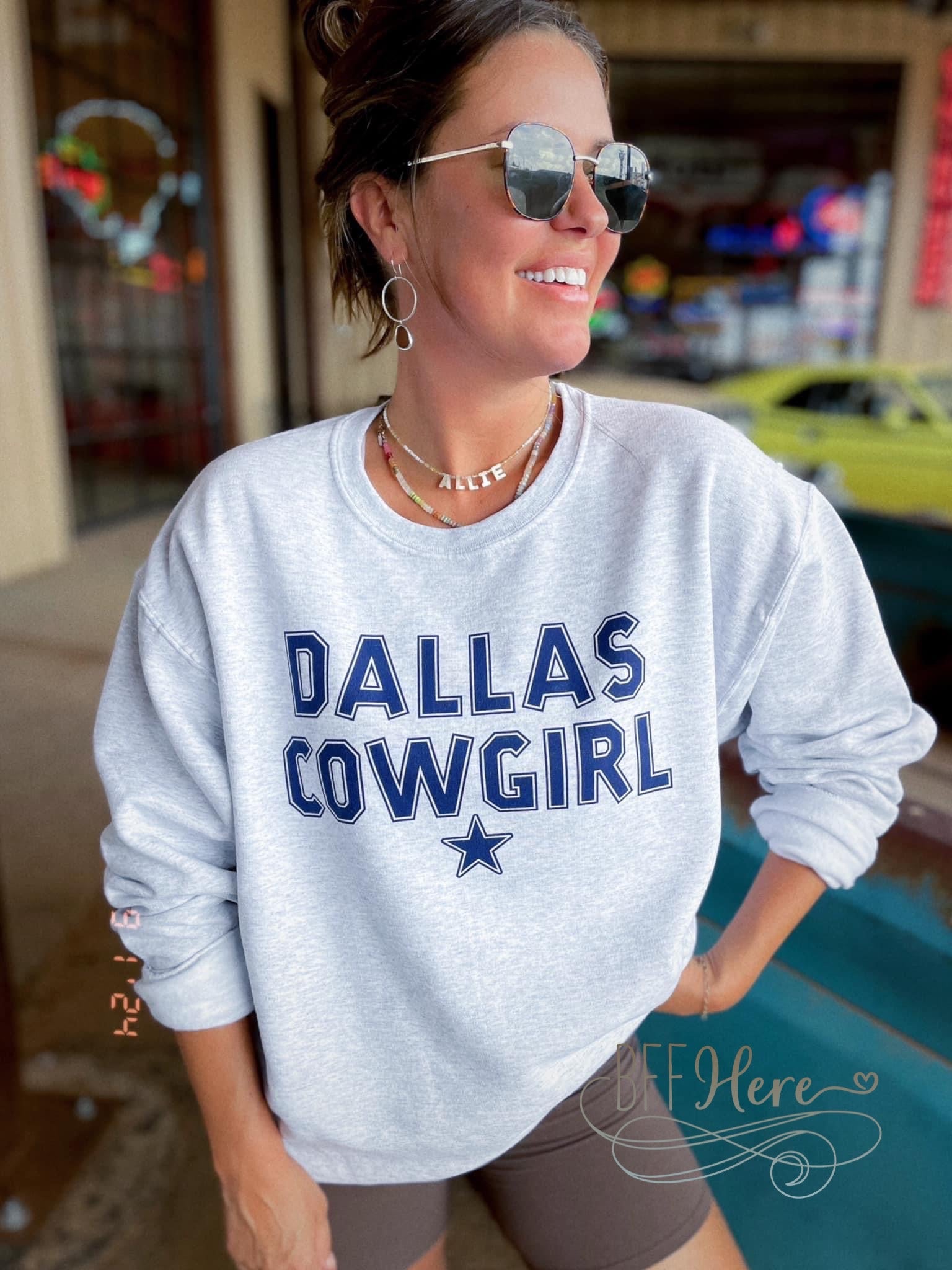 Dallas Cowgirl Game Day Sweatshirt - BFF Here