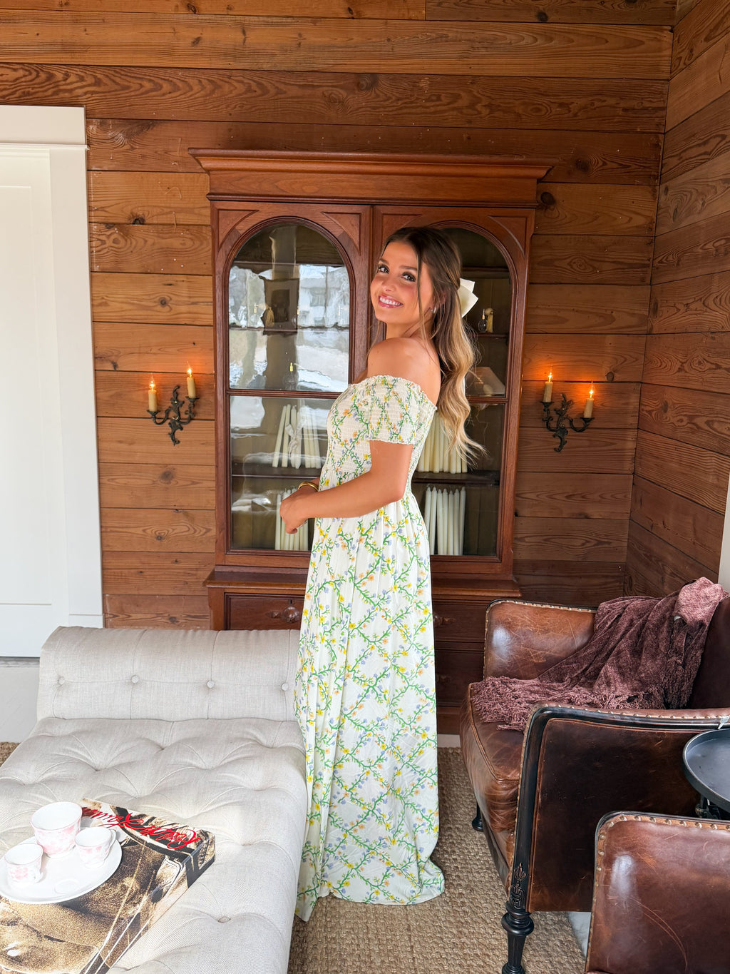 PREORDER- SPRING MADELINE FLORAL DRESS - BFF Here