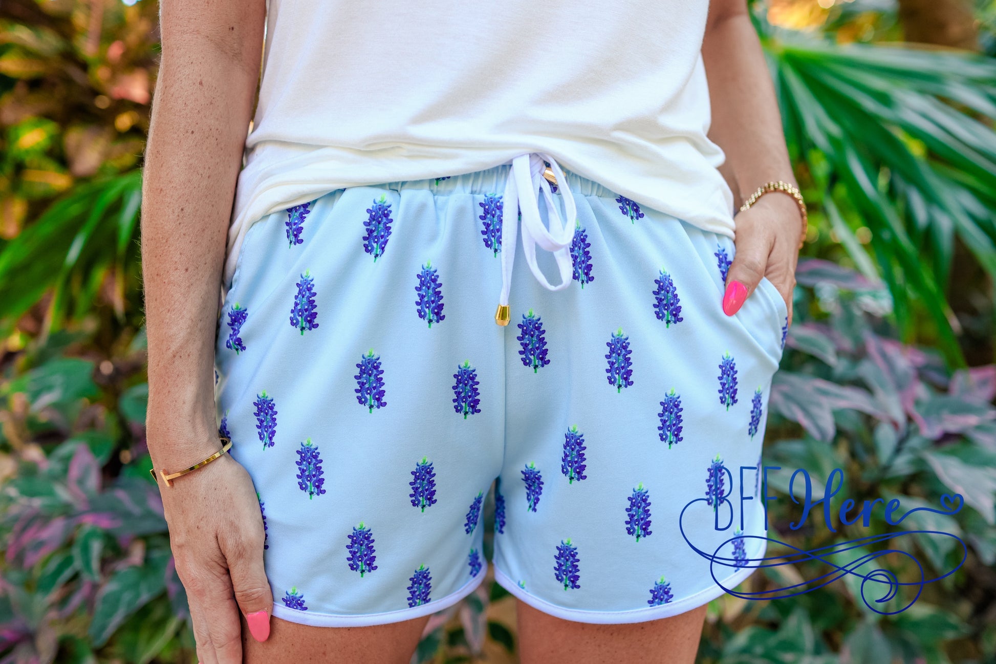 PREORDER: Bluebonnet Festival Everyday Shorts by Jess Lea (Ships End of February) - BFF Here