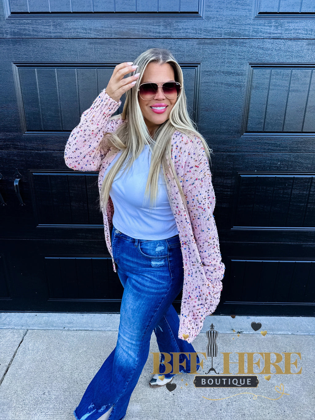 Spring Miley Dot Cardigan by Blakeley - BFF Here