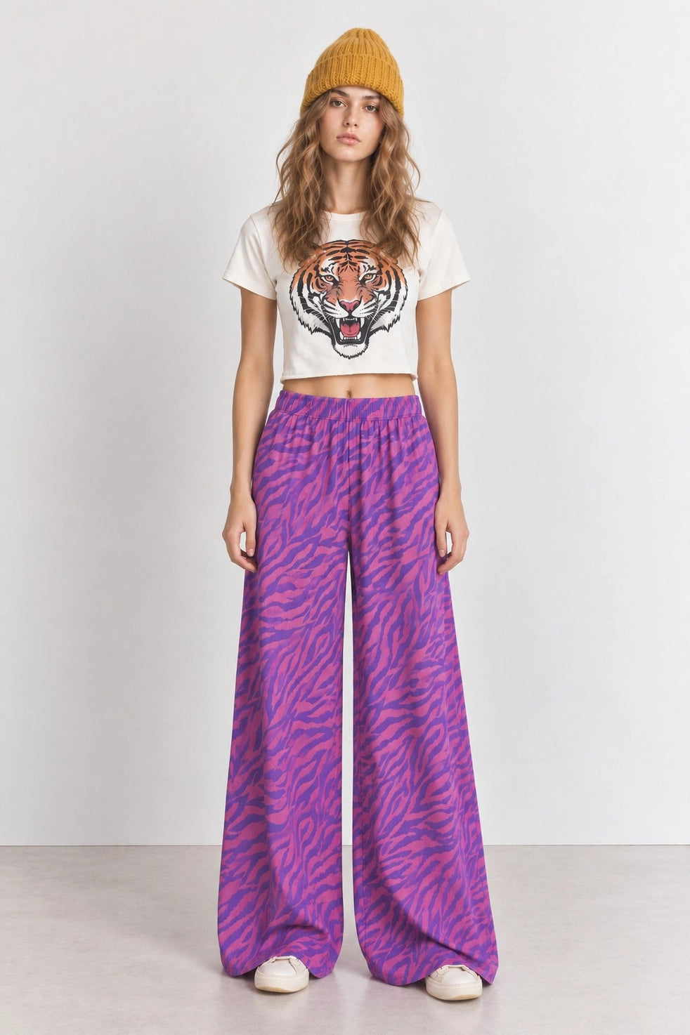 PREORDER: Zebra Print Wide Leg Pants by Jade by Jane (ETA: November)