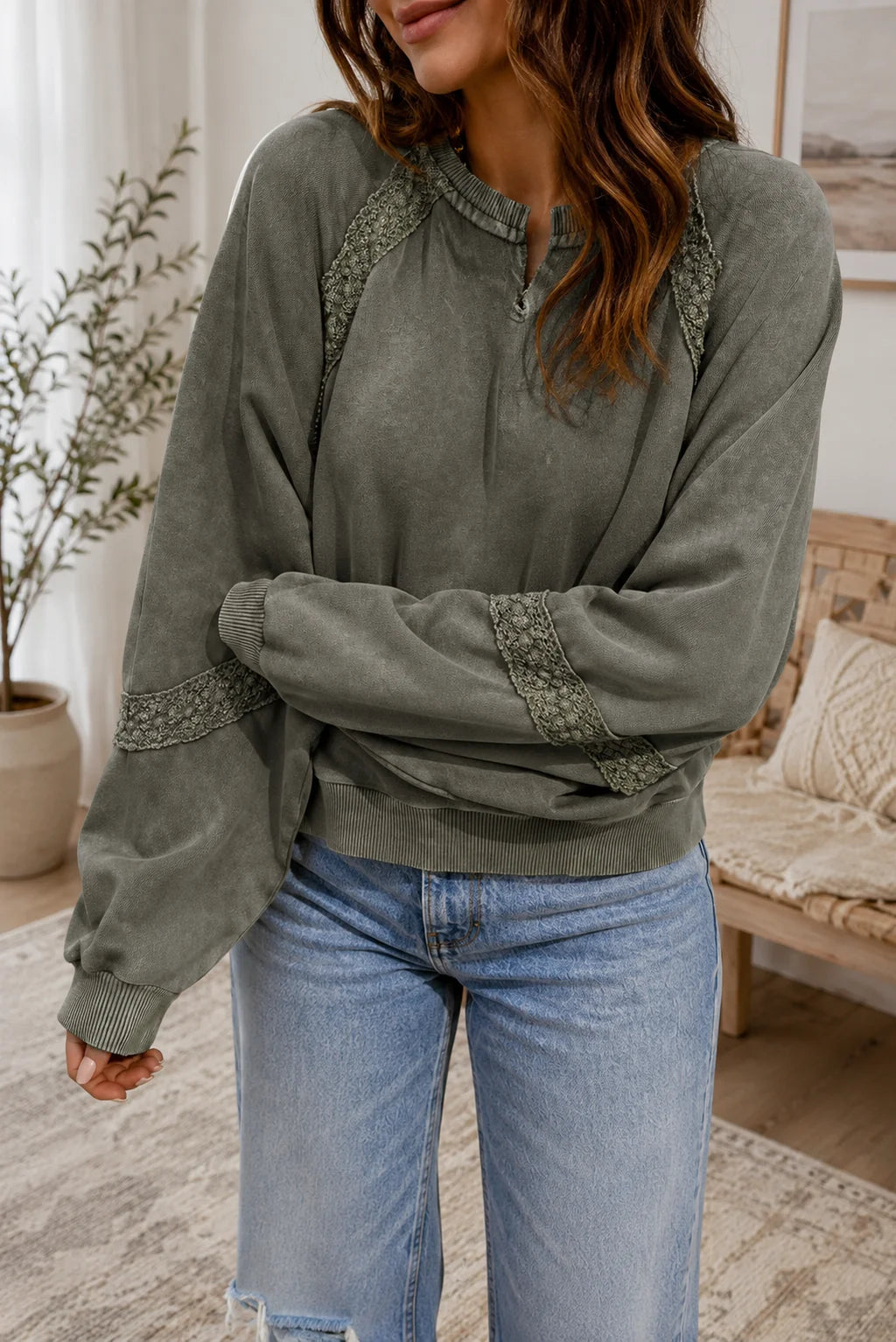 PREORDER: Willow Lace Pullover (ETA: September)